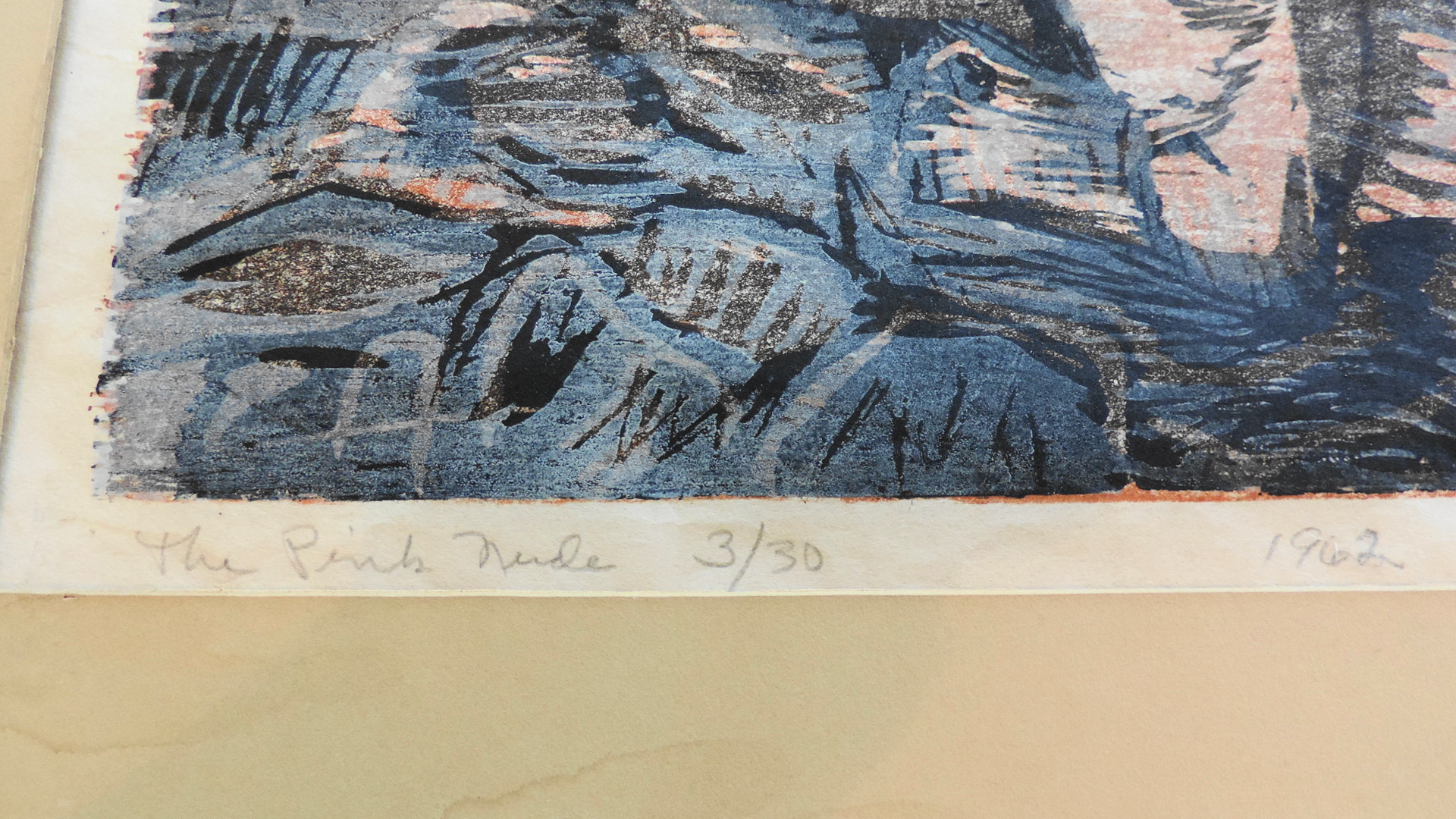 Signed and Numbered Woodcut by Mary Goslin