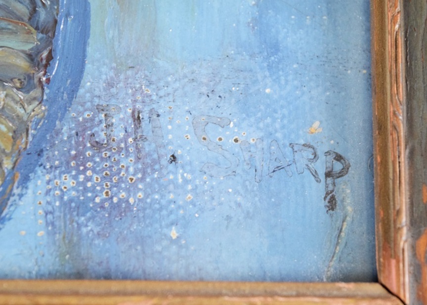 An Original Joseph Henry Sharp Painting on Panel