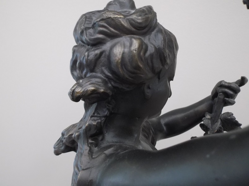 Late 19th Century Reproduction L.F. Moreau Bronze Sculpture 