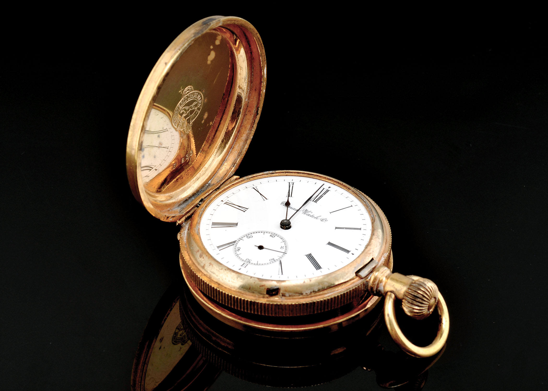 Vintage Climax Watch Co. Gold-Filled Pocket Watch