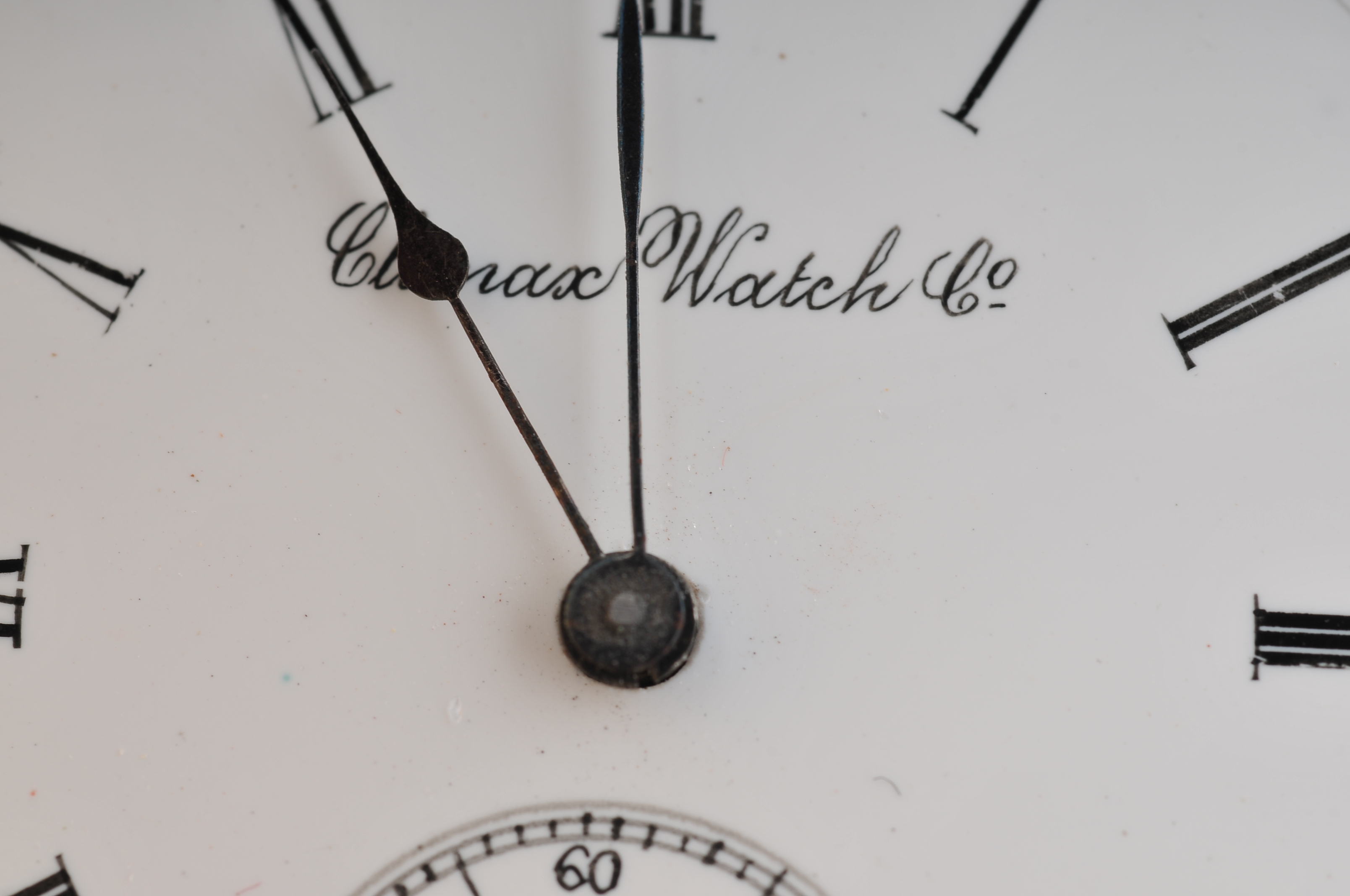 Vintage Climax Watch Co. Gold-Filled Pocket Watch