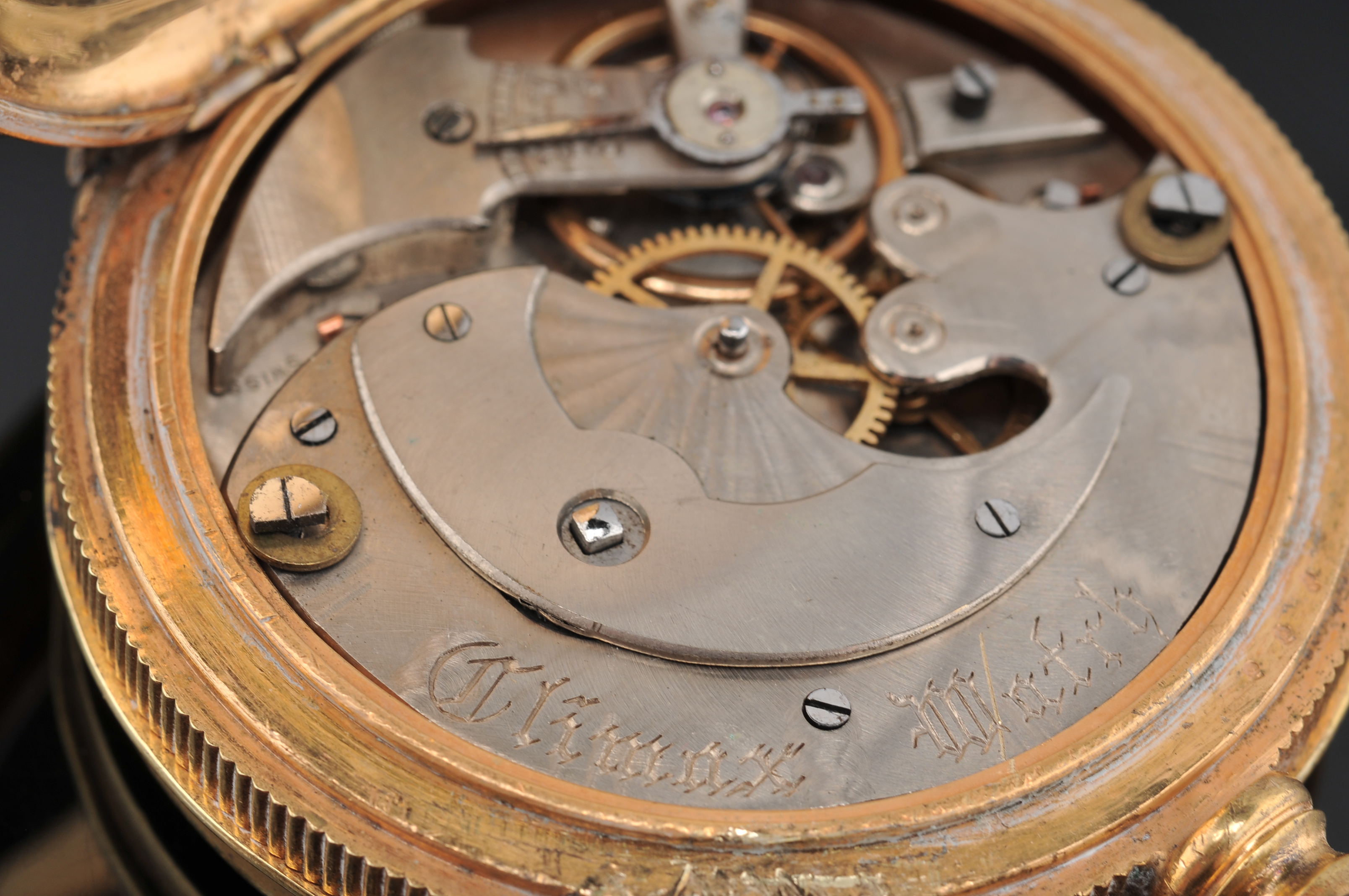 Vintage Climax Watch Co. Gold-Filled Pocket Watch