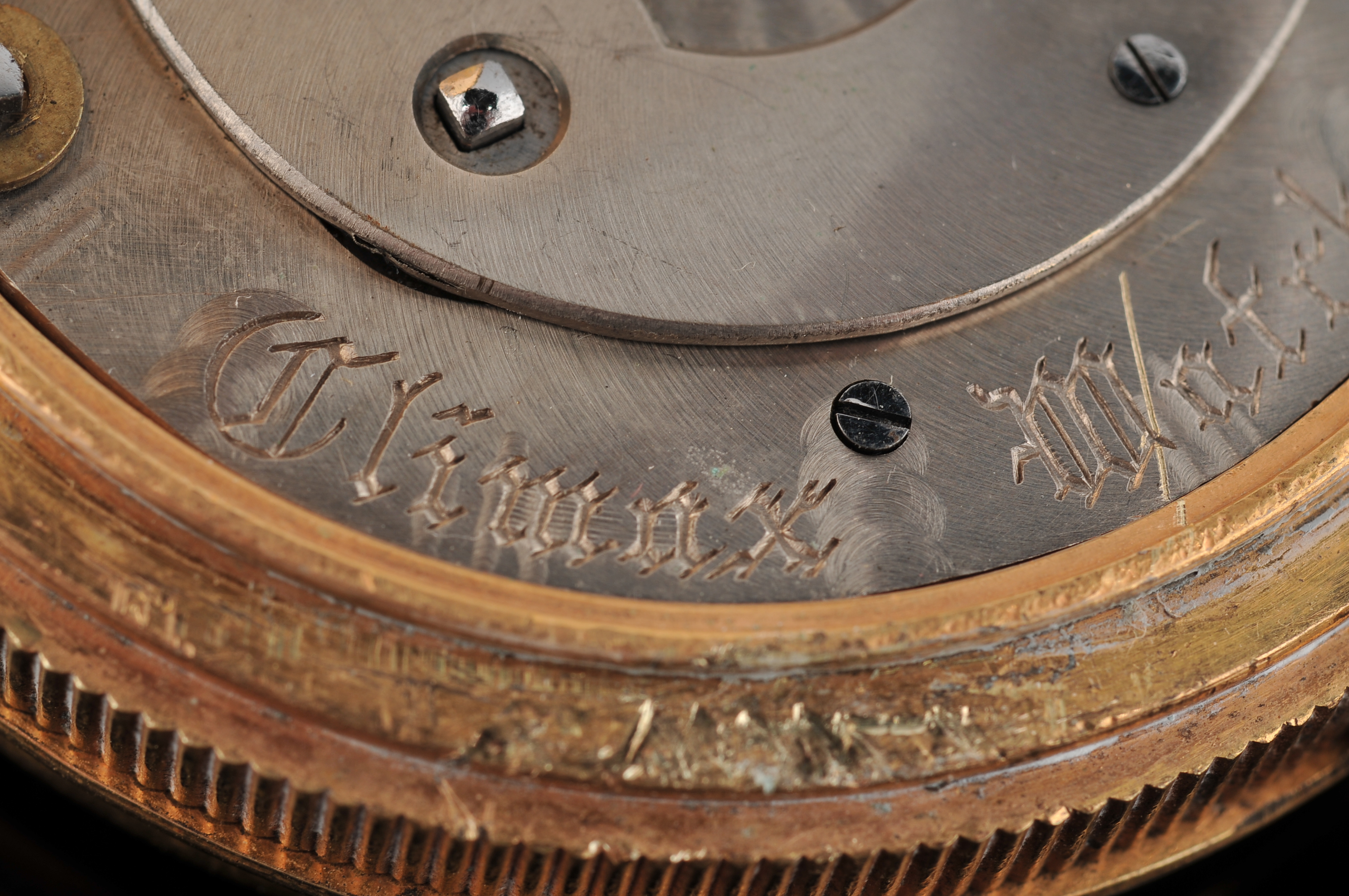 Vintage Climax Watch Co. Gold-Filled Pocket Watch