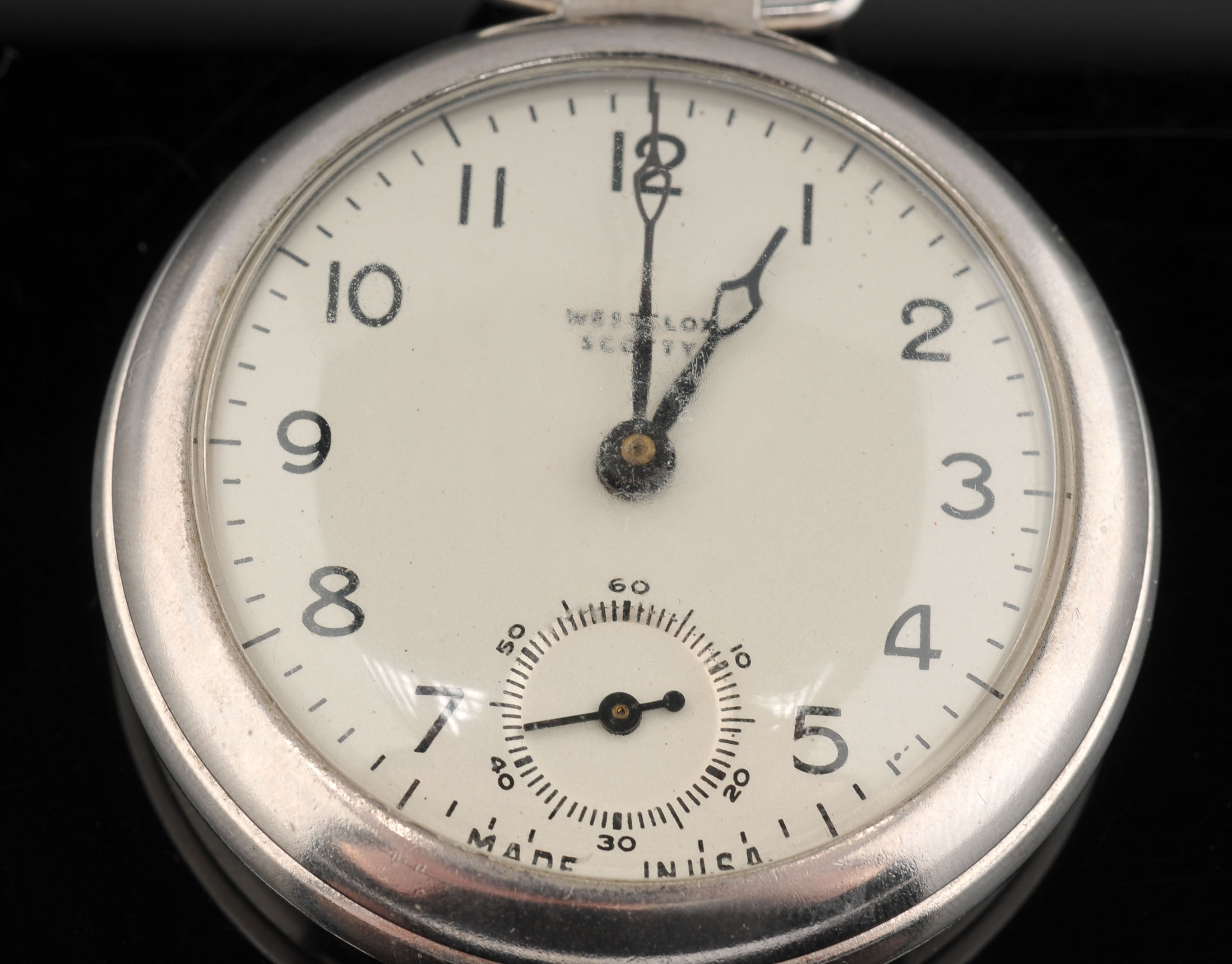 Vintage Westclox Scotty Pocket Watch