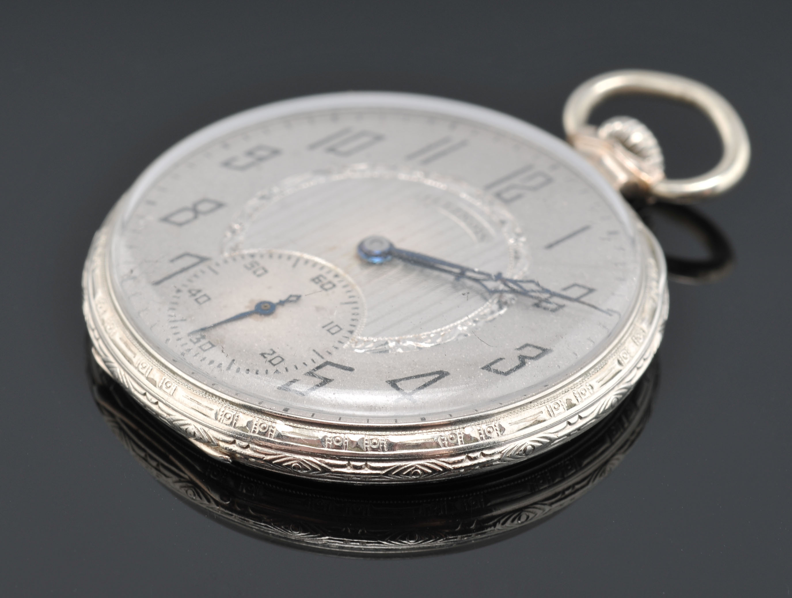 Vintage Illinois Watch Company 14K Gold-Filled Pocket Watch
