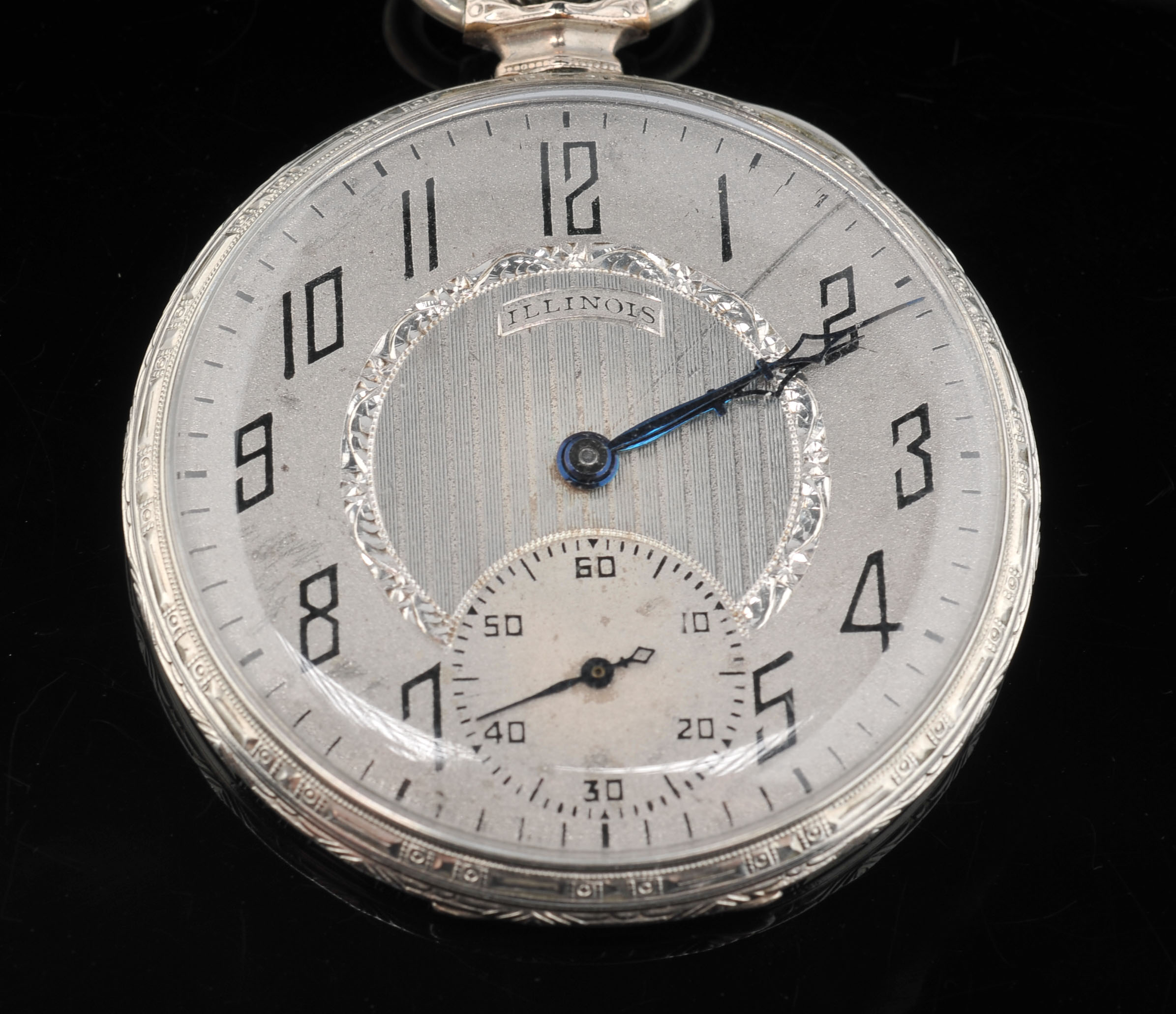 Vintage Illinois Watch Company 14K Gold-Filled Pocket Watch