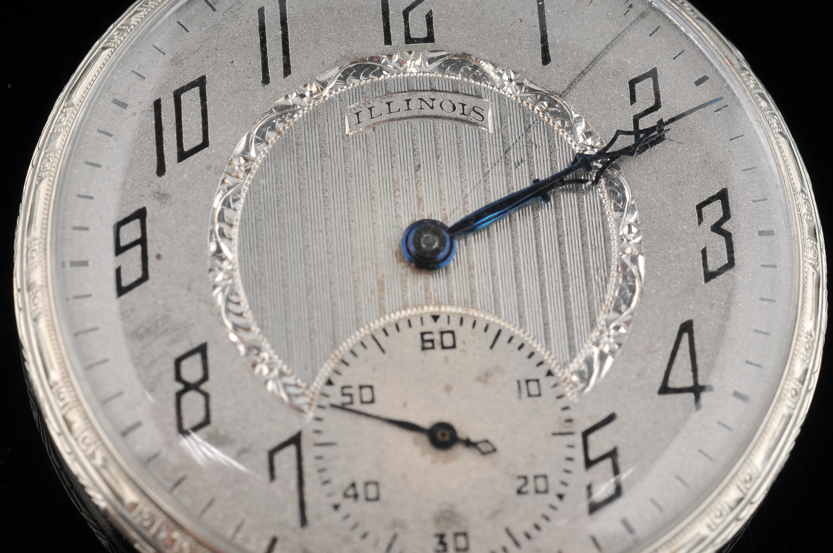 Vintage Illinois Watch Company 14K Gold-Filled Pocket Watch