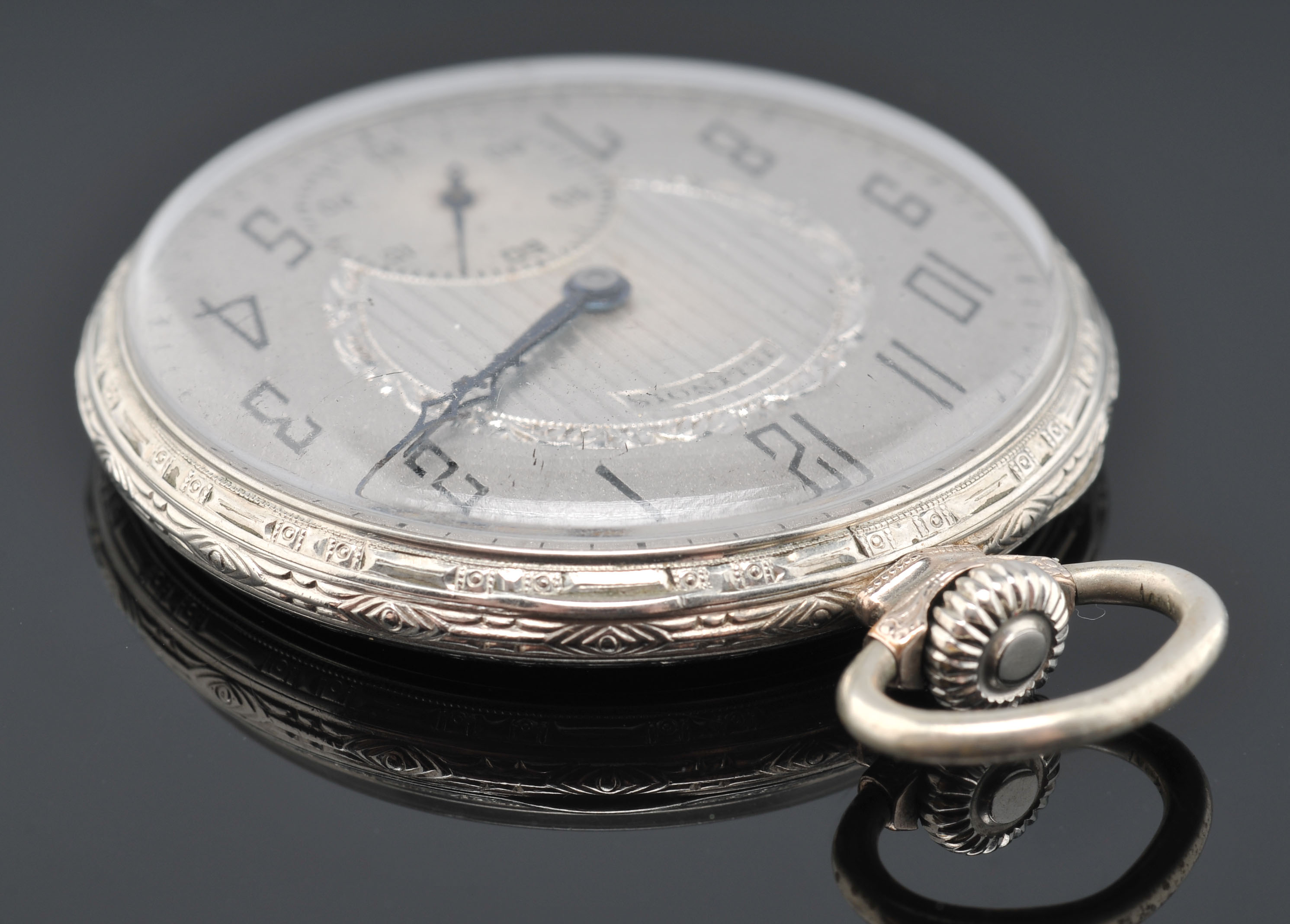 Vintage Illinois Watch Company 14K Gold-Filled Pocket Watch