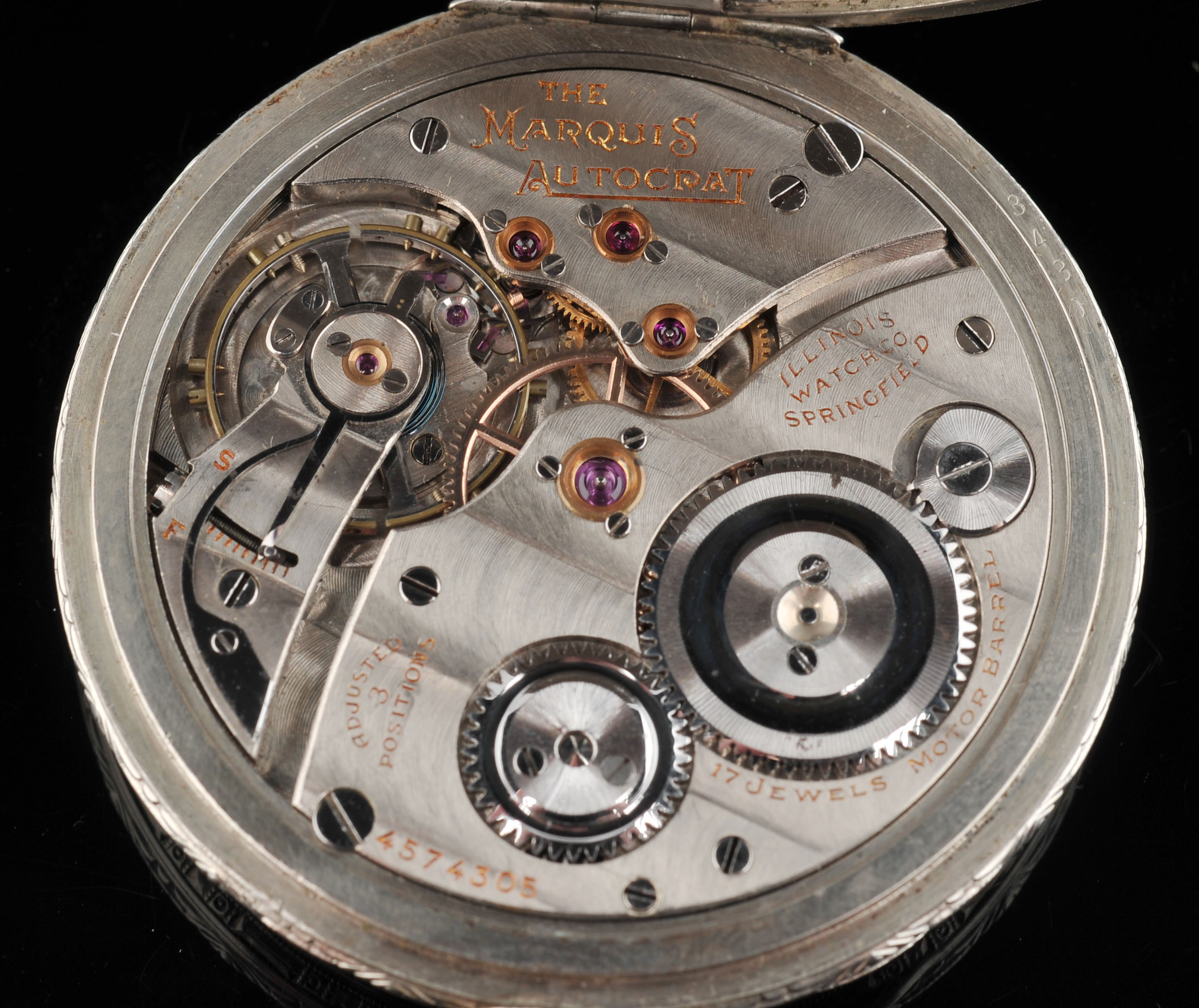 Vintage Illinois Watch Company 14K Gold-Filled Pocket Watch