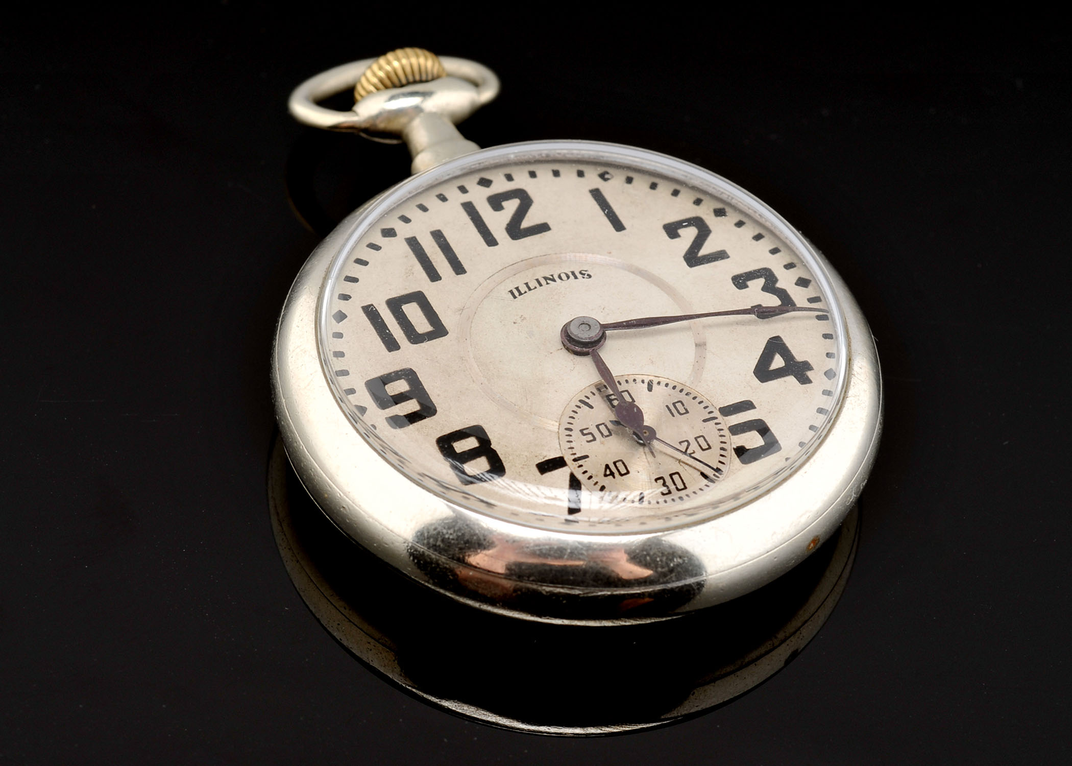 Vintage Illinois Watch Company Pocket Watch