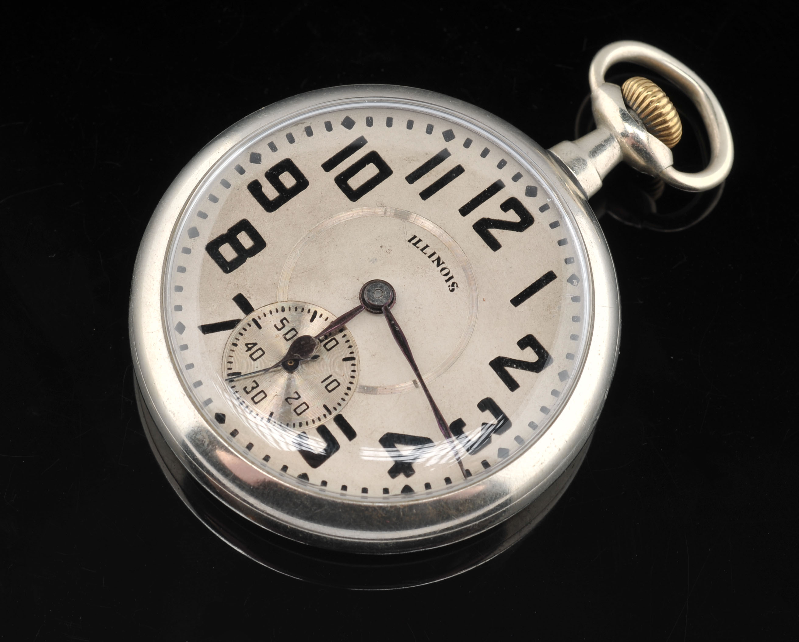 Vintage Illinois Watch Company Pocket Watch