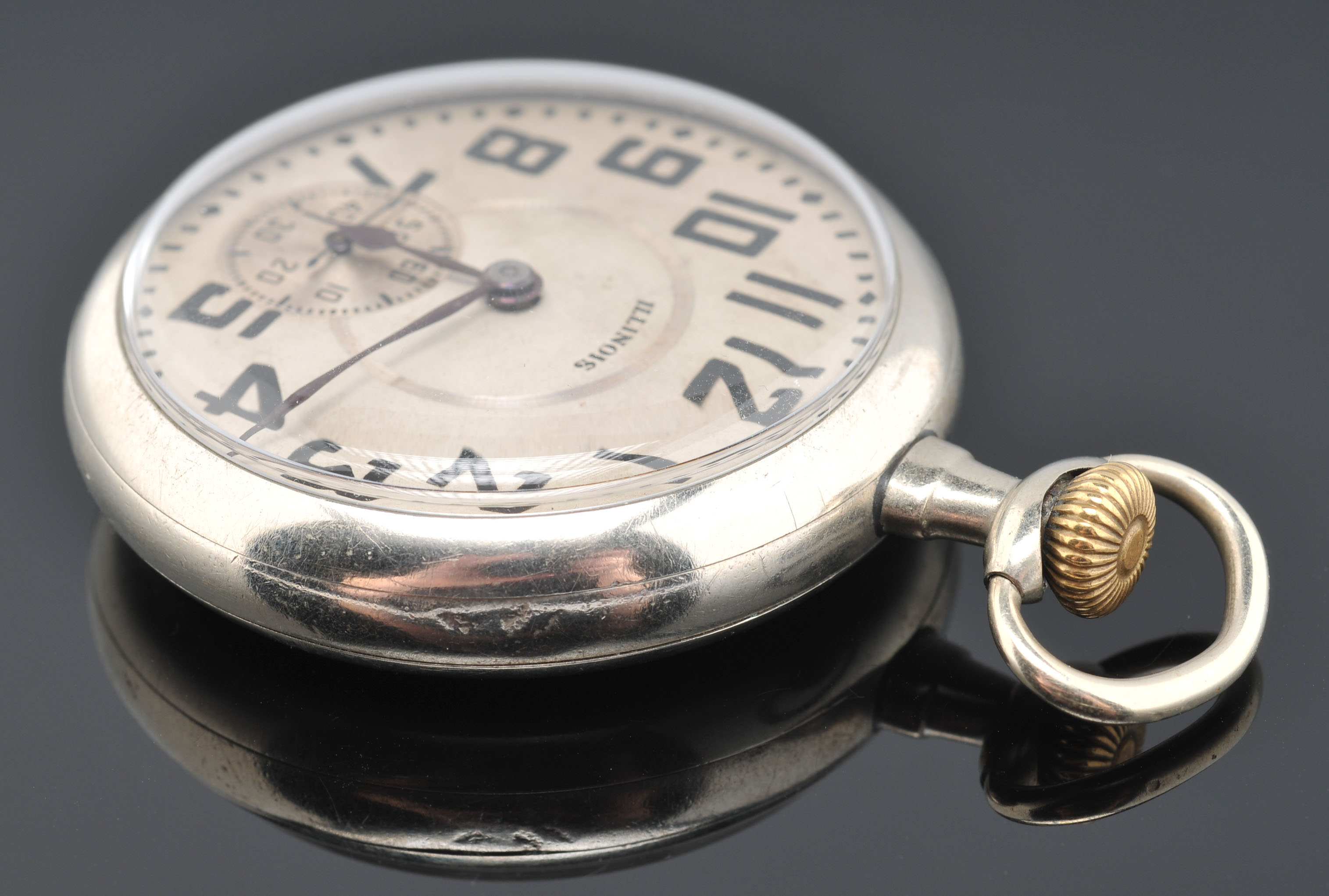 Vintage Illinois Watch Company Pocket Watch