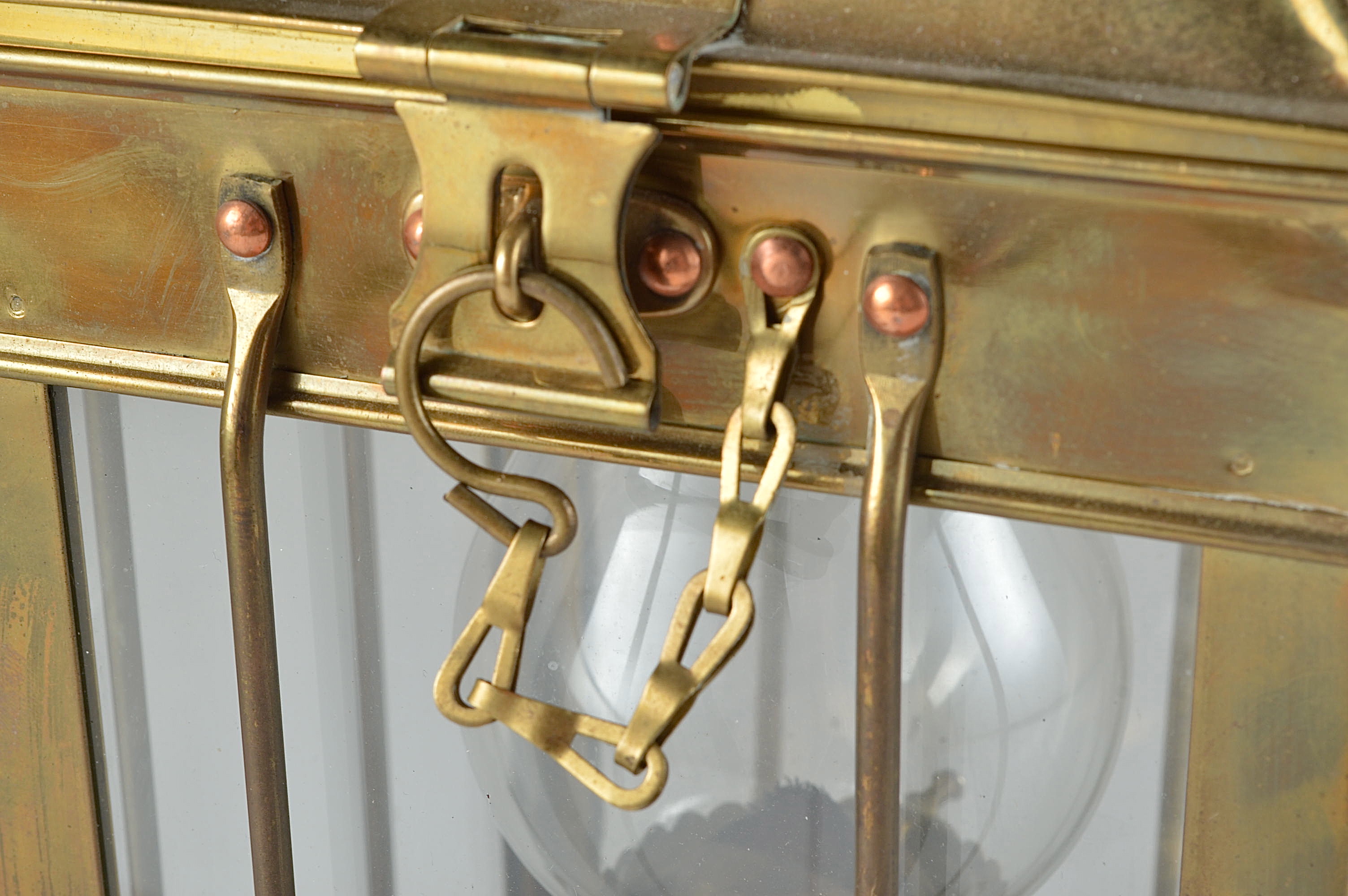 Vintage Maritime Neptune NR Brass Oil Lantern