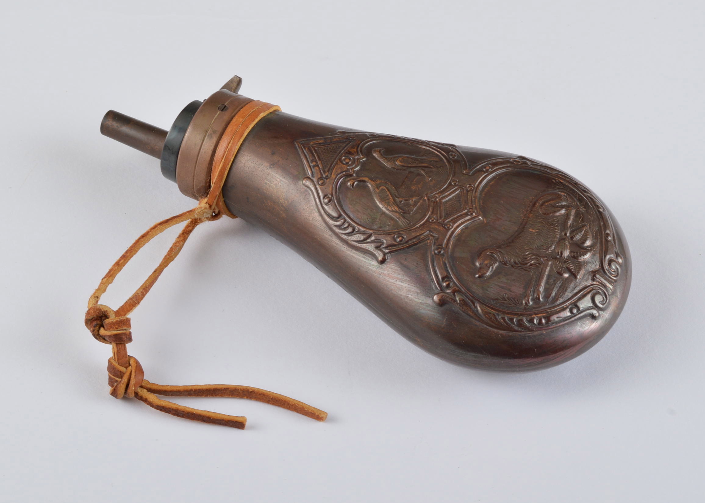 Vintage Copper Powder Flask