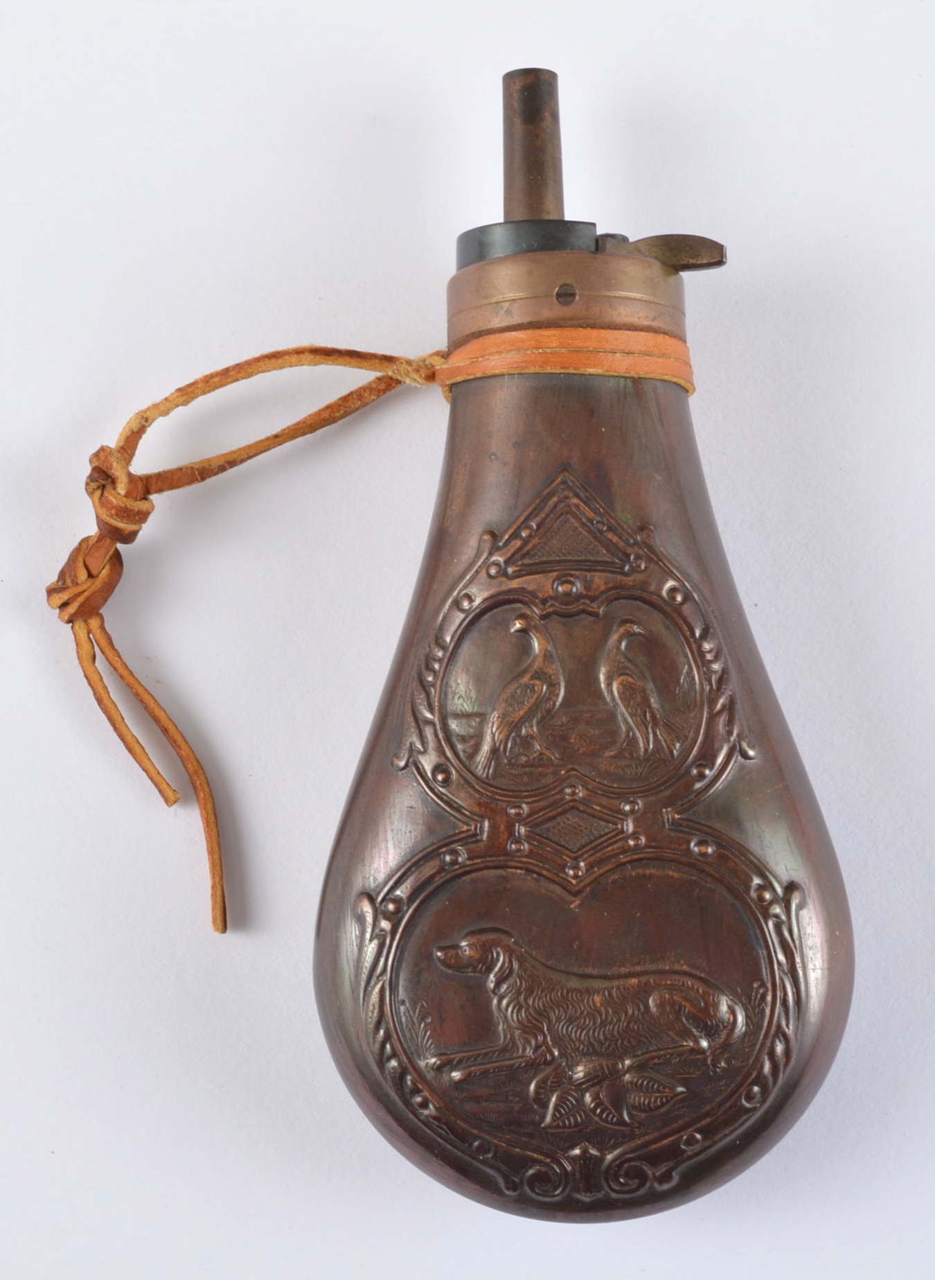 Vintage Copper Powder Flask