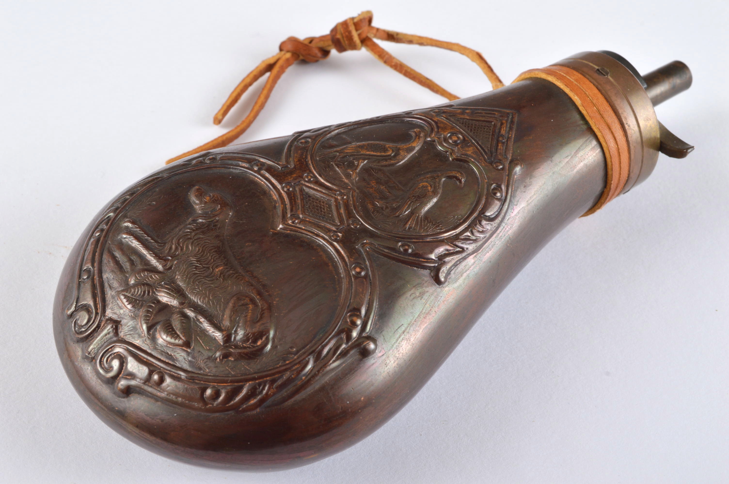 Vintage Copper Powder Flask