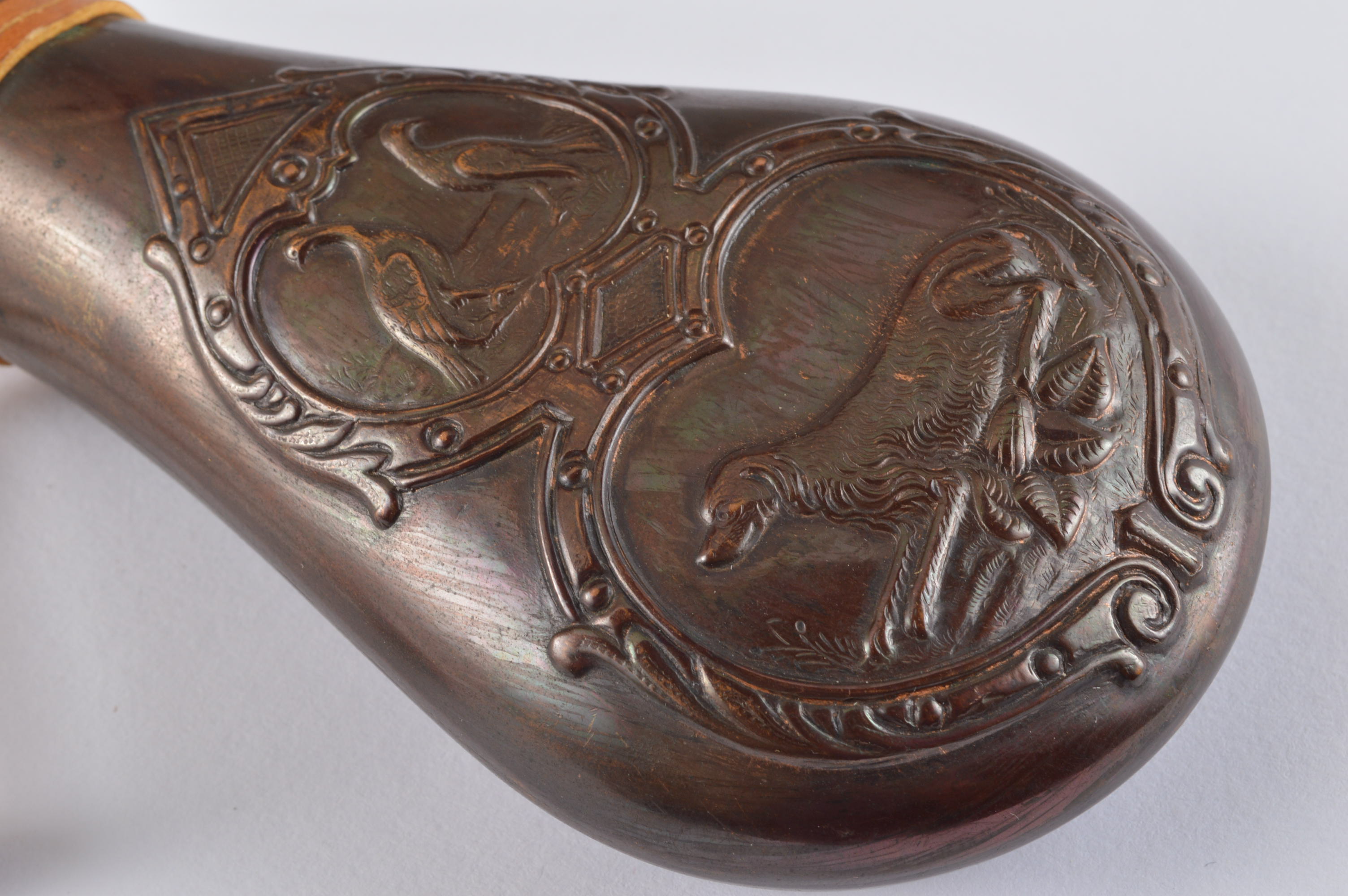 Vintage Copper Powder Flask