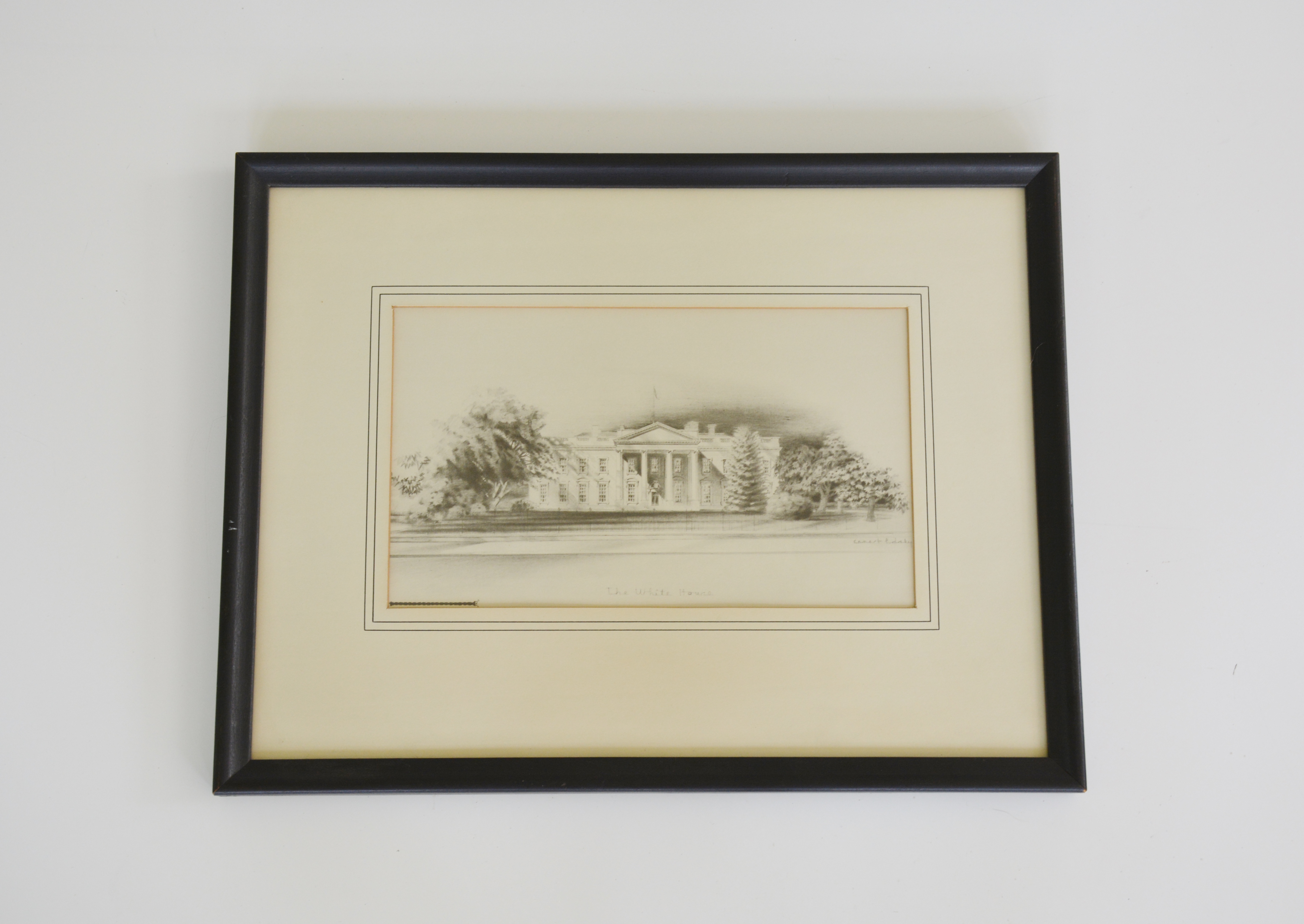 Ernest L Daly "White House" Print