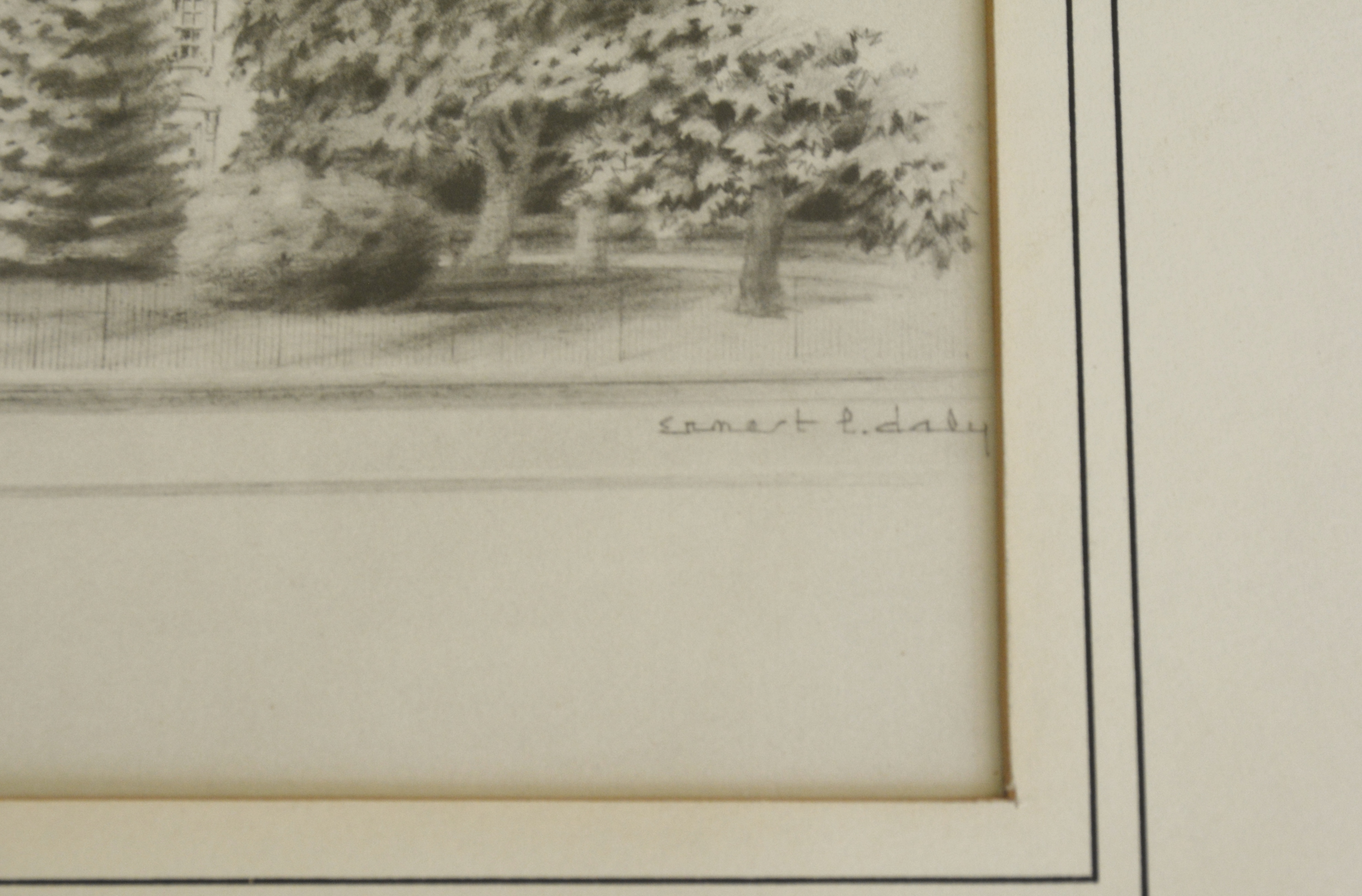 Ernest L Daly "White House" Print