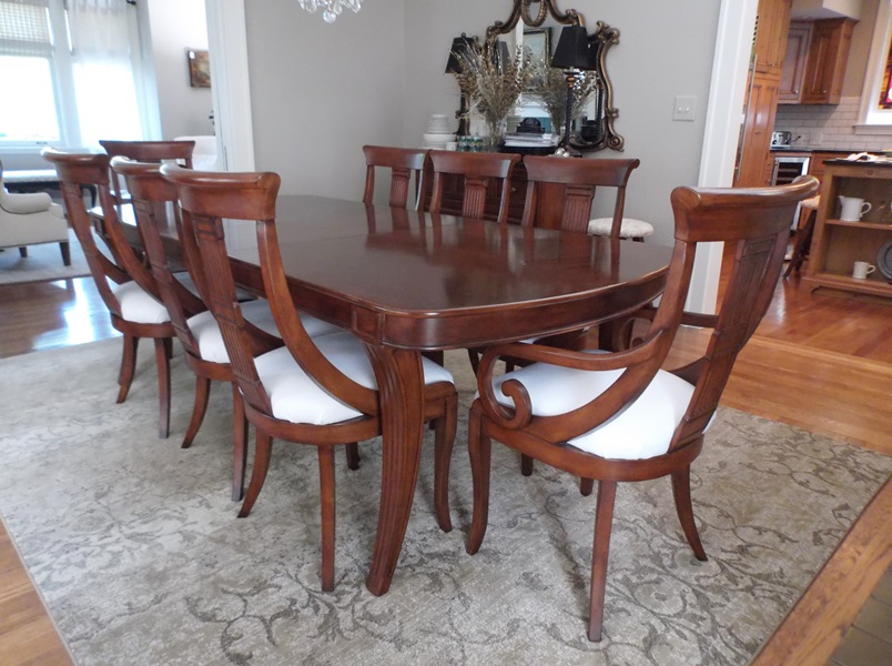 Shermag Chatelaine Collection Dining Table and Chairs