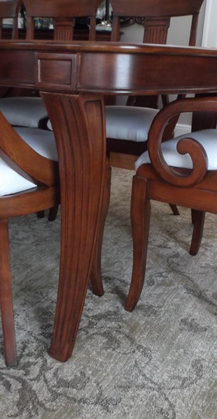 Shermag Chatelaine Collection Dining Table and Chairs