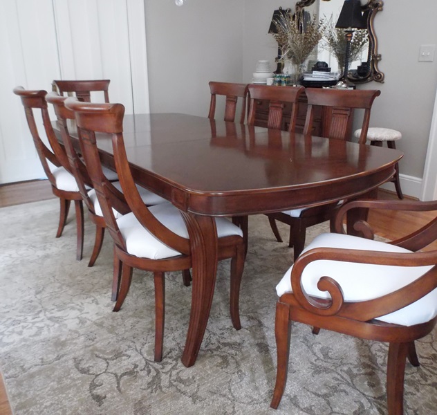 Shermag Chatelaine Collection Dining Table and Chairs