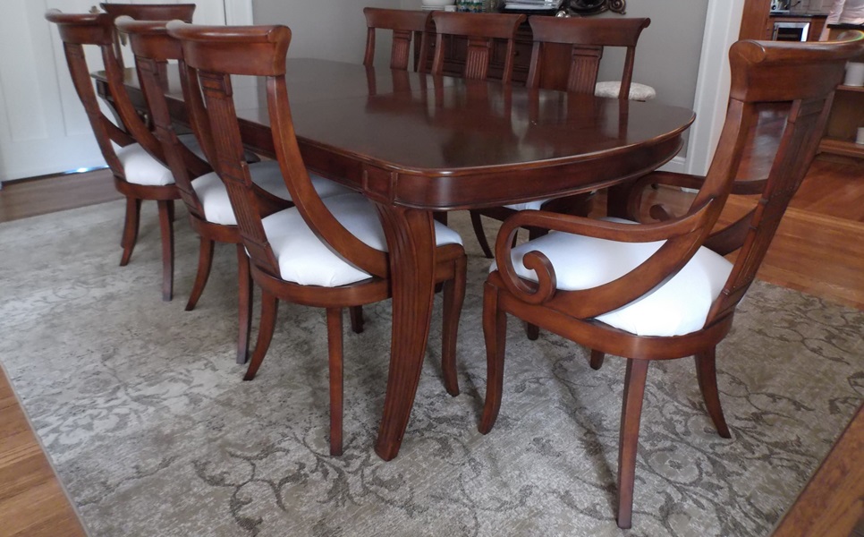 Shermag Chatelaine Collection Dining Table and Chairs