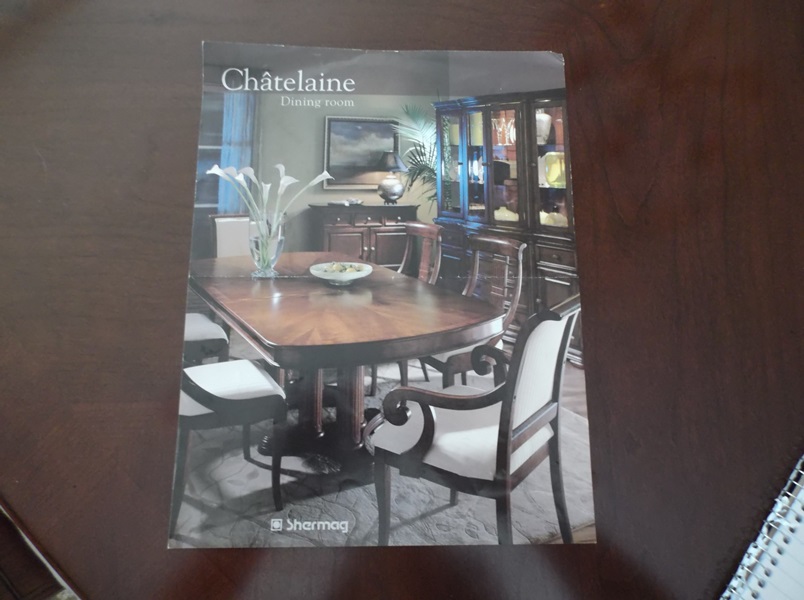 Shermag Chatelaine Collection Dining Table and Chairs