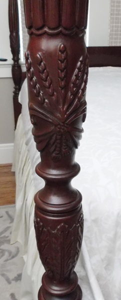 Ethan Allen Charleston Style Queen Size Four Poster Rice Bed