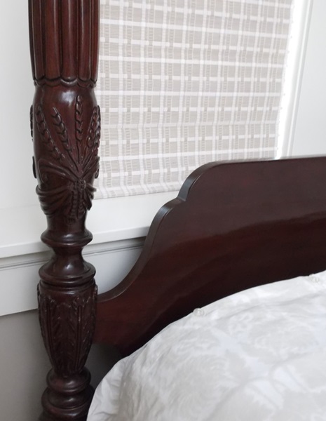 Ethan Allen Charleston Style Queen Size Four Poster Rice Bed