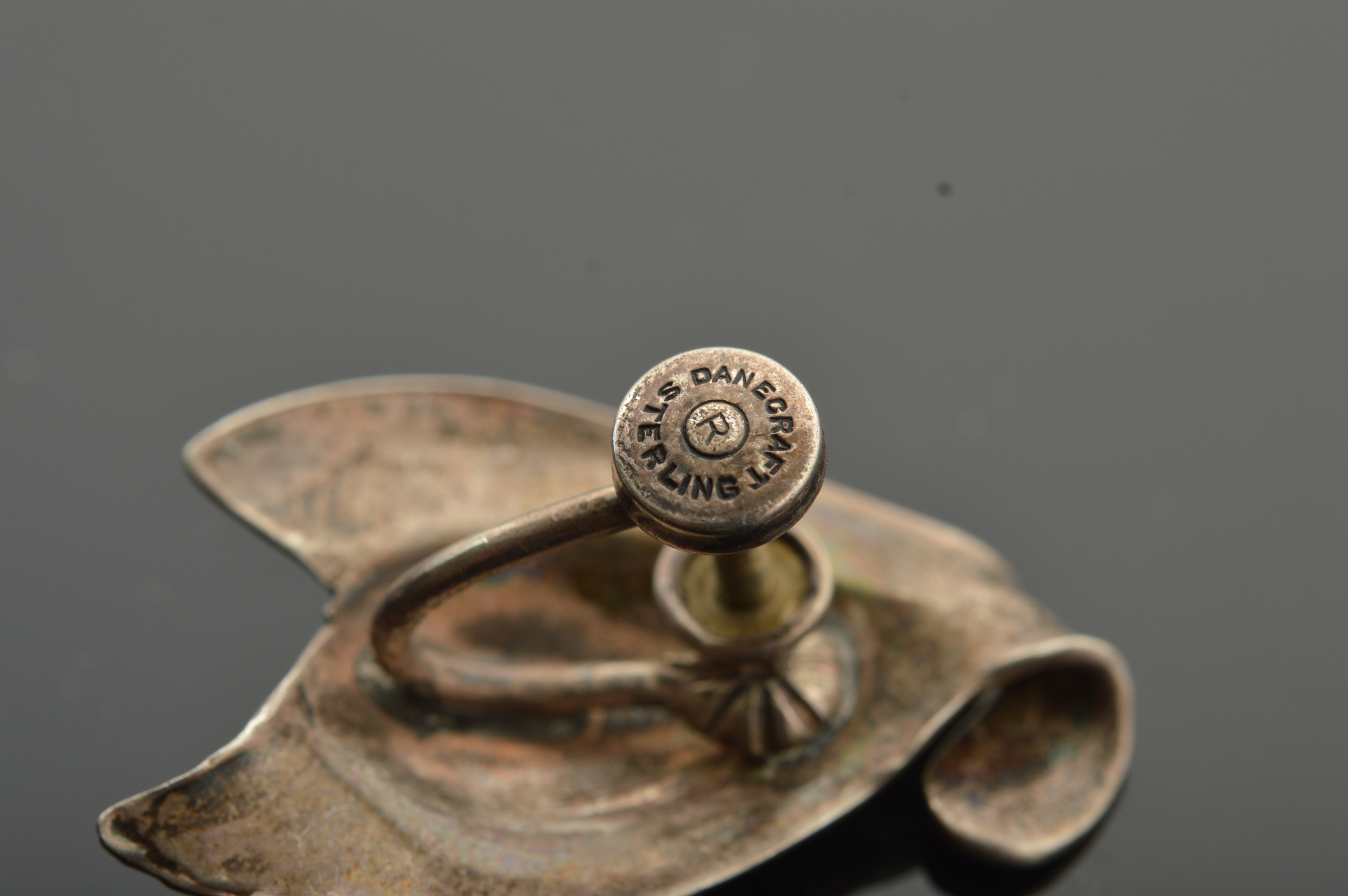 Dancraft Sterling Earrings and Engraved Heart Earrings 