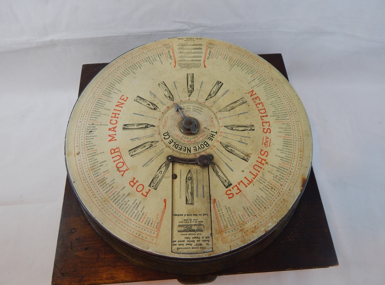 Antique Store Needle Display and Dispenser