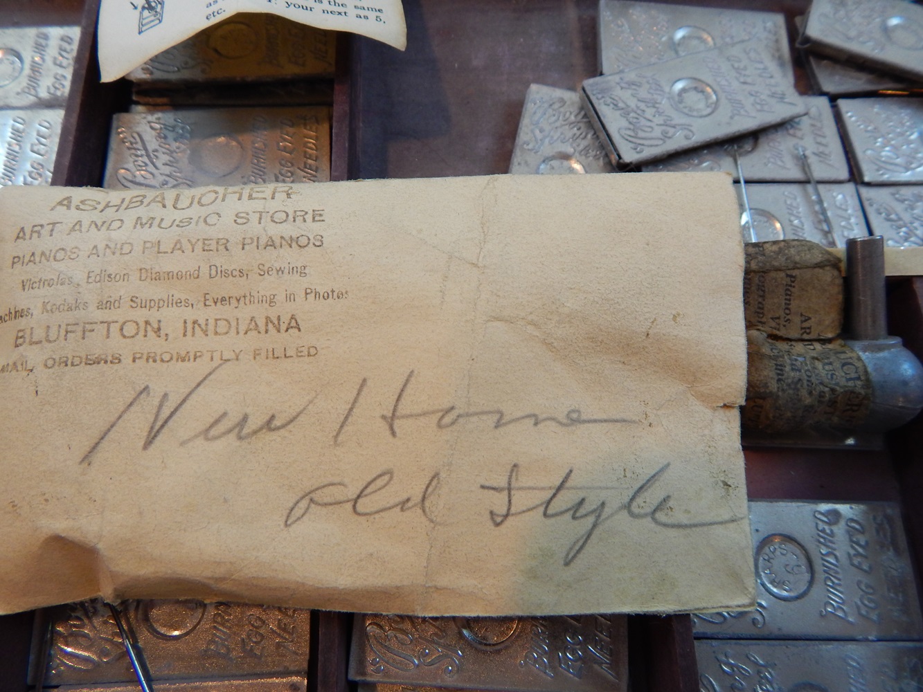 Antique Store Needle Display and Dispenser