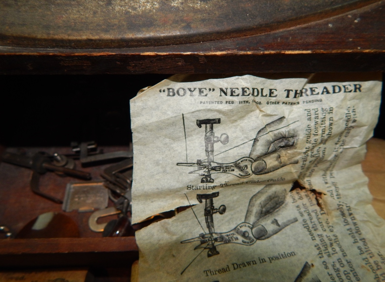 Antique Store Needle Display and Dispenser