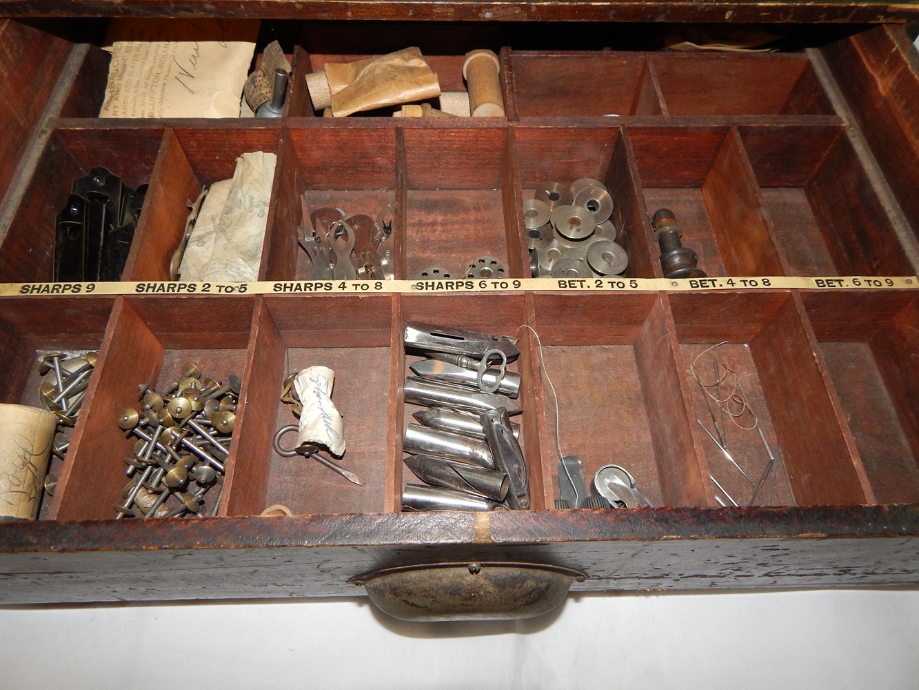 Antique Store Needle Display and Dispenser