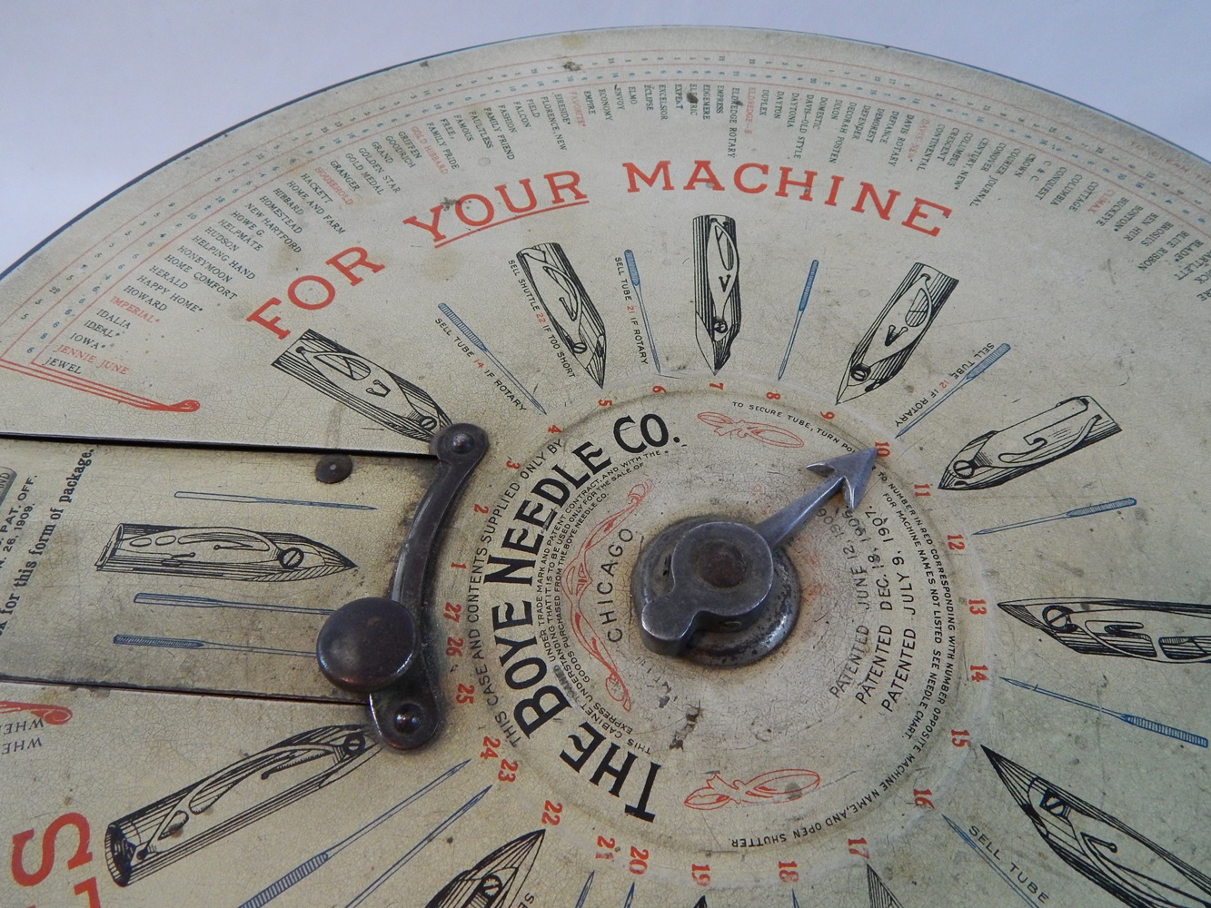 Antique Store Needle Display and Dispenser