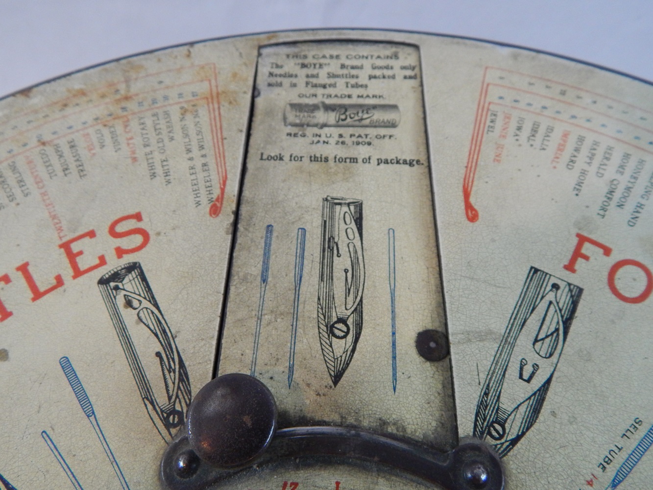 Antique Store Needle Display and Dispenser