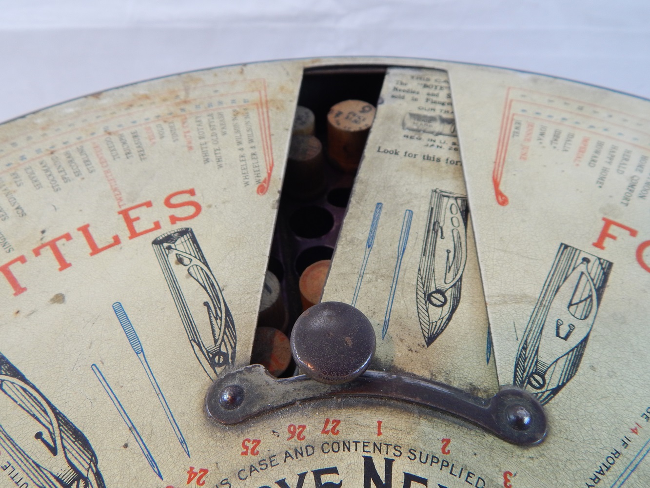 Antique Store Needle Display and Dispenser