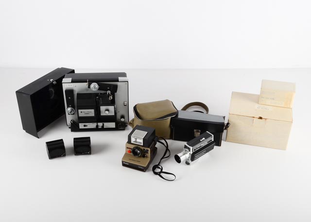 Assortment of Vintage Bell & Howell Electronics