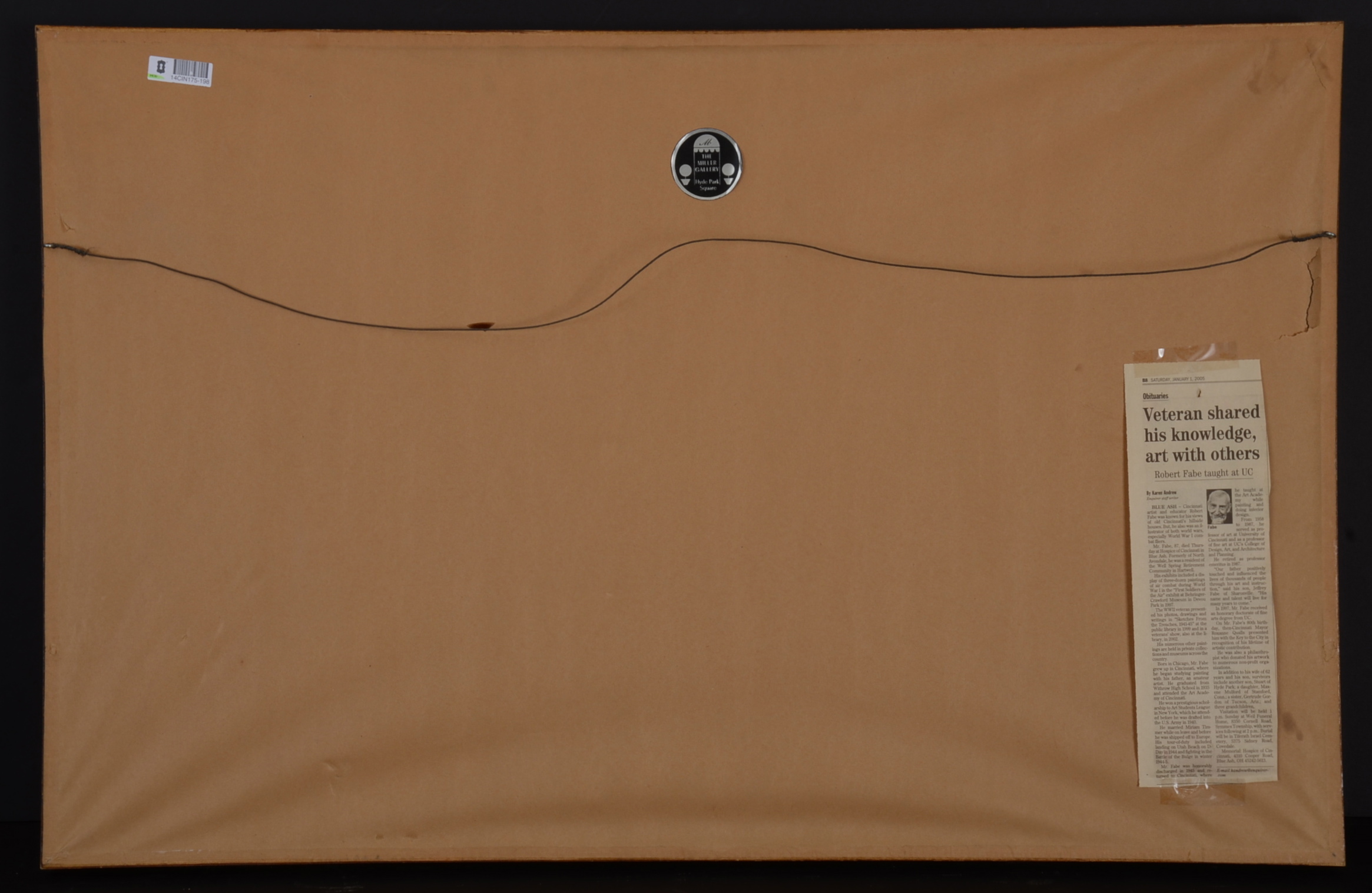 Original Robert Fabe Acrylic on Canvas Painting