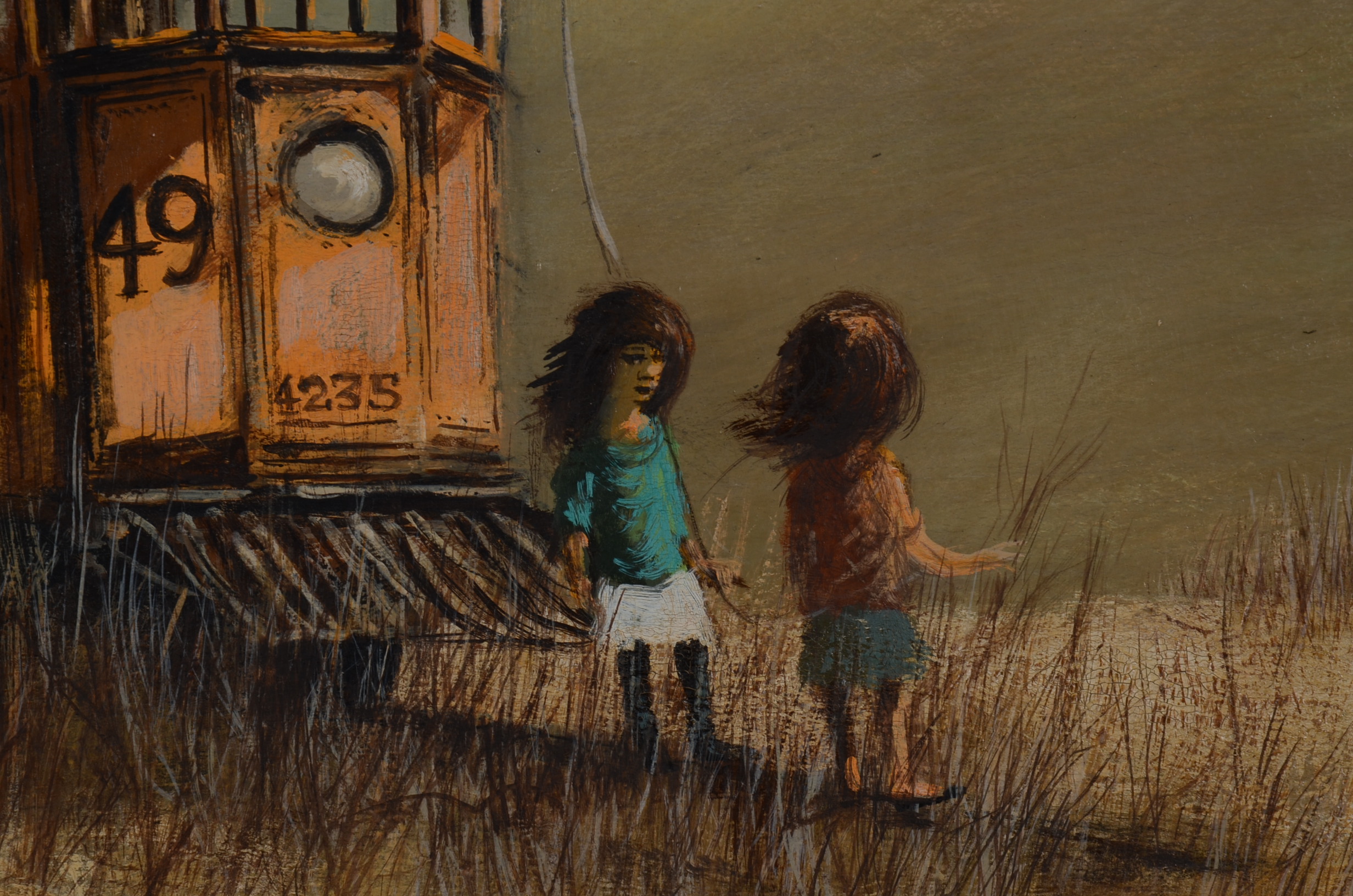 Original Robert Fabe Acrylic on Canvas Painting