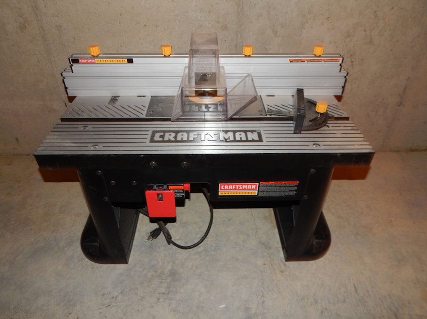 craftsman table saw with router