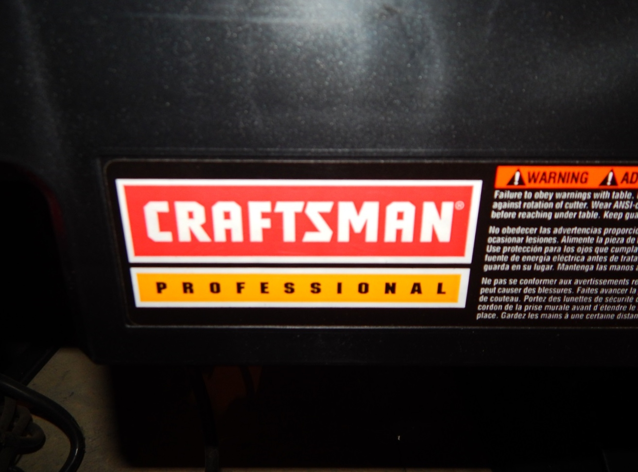 Craftsman Professional Router Table