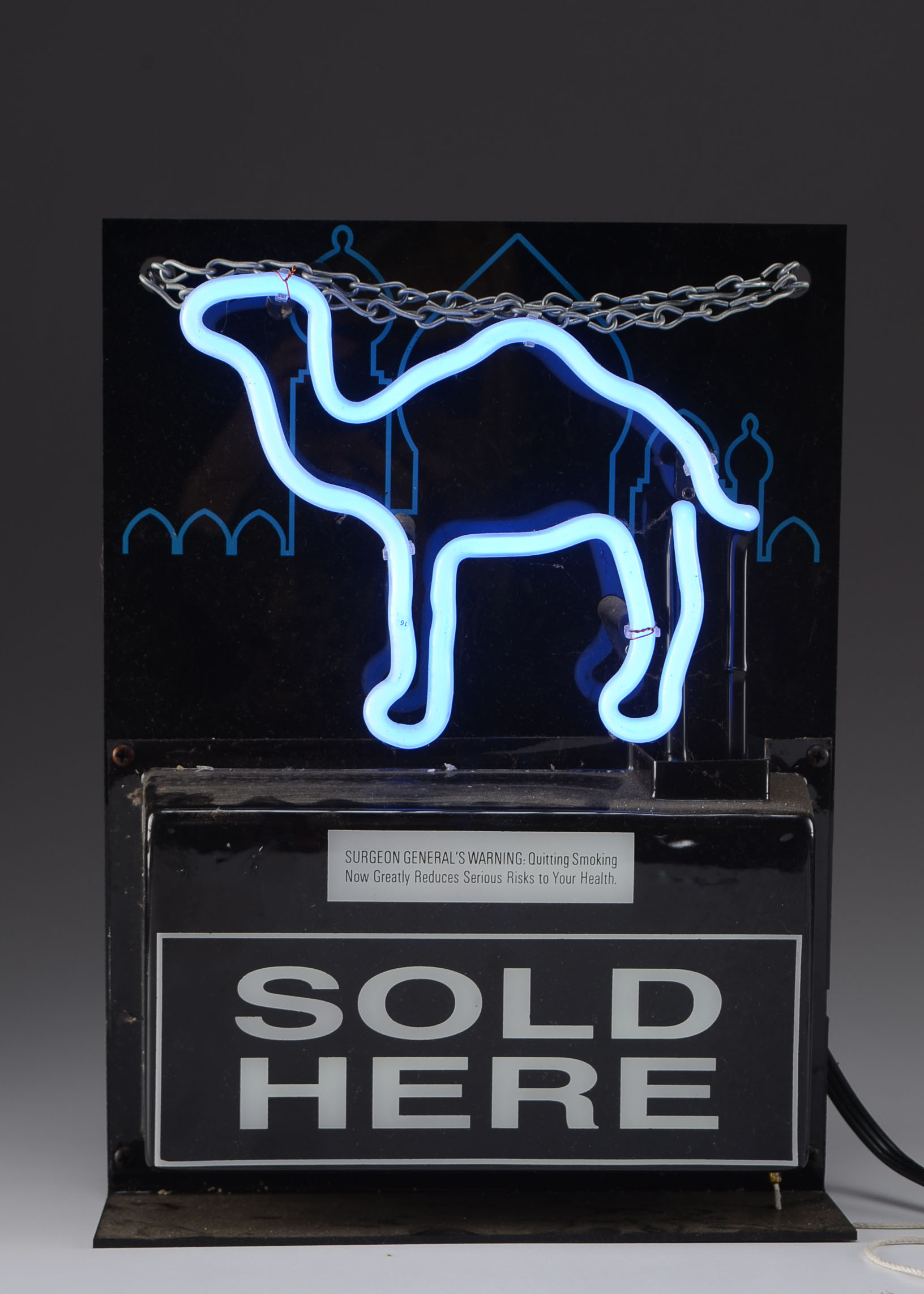 A Camel Cigarette Neon Sign