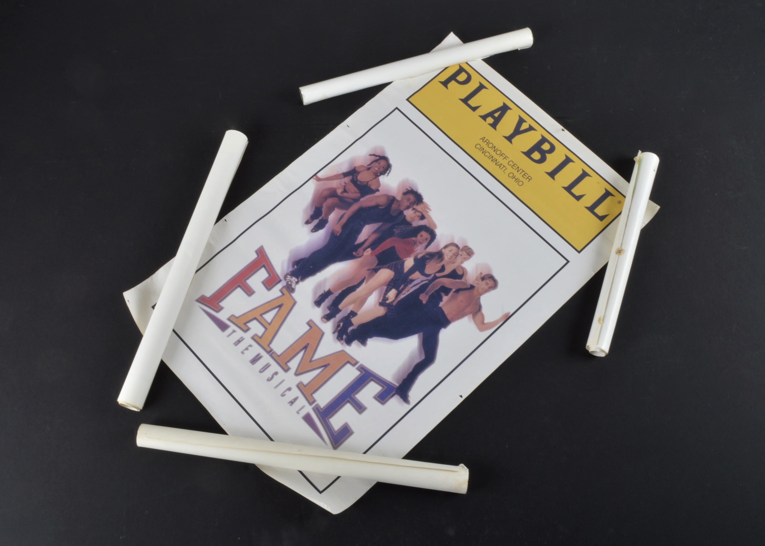 Collection of Musical Playbill Posters Include Annie and Fame