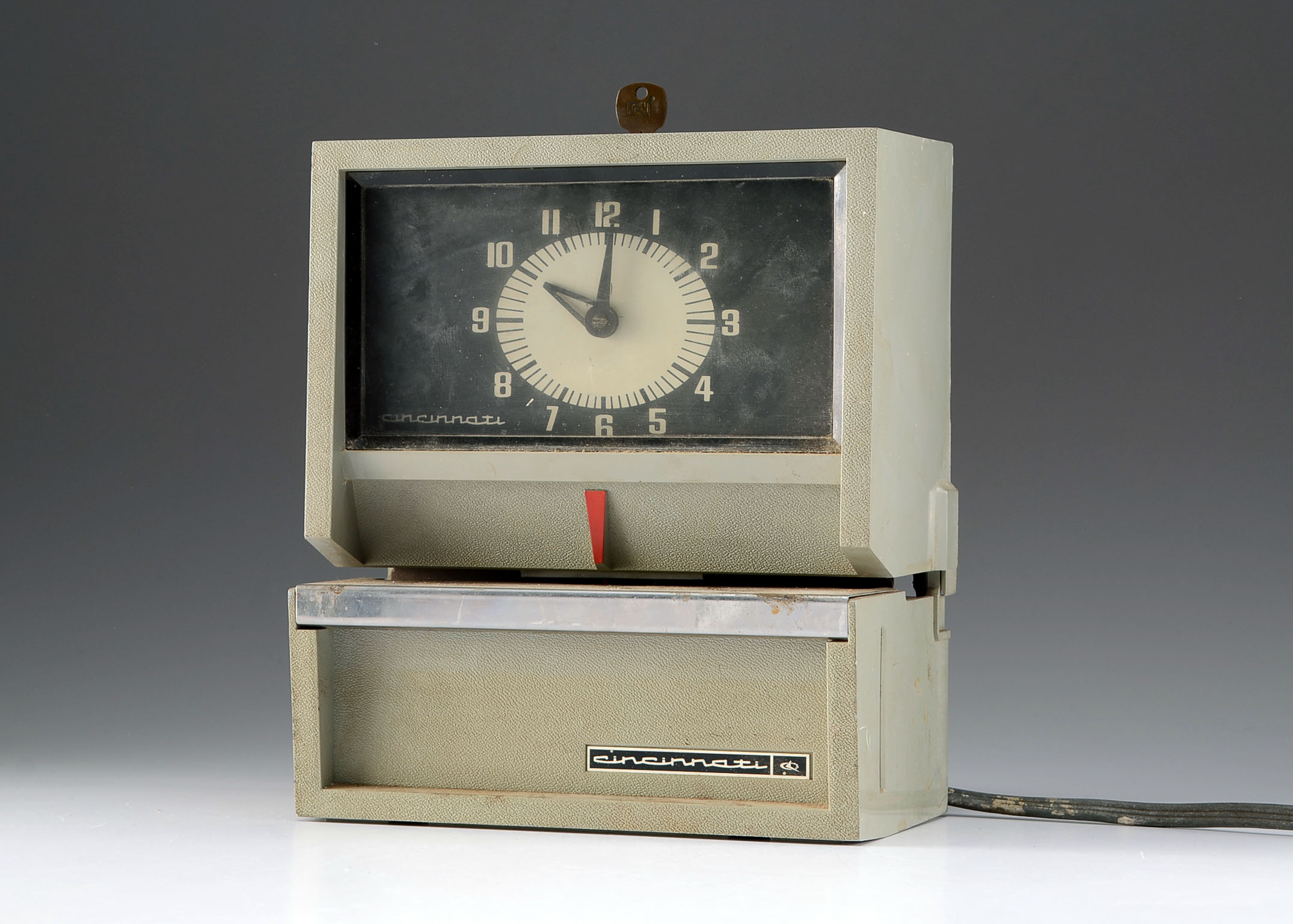 Vintage Cincinnati Mechanical Time-Clock 