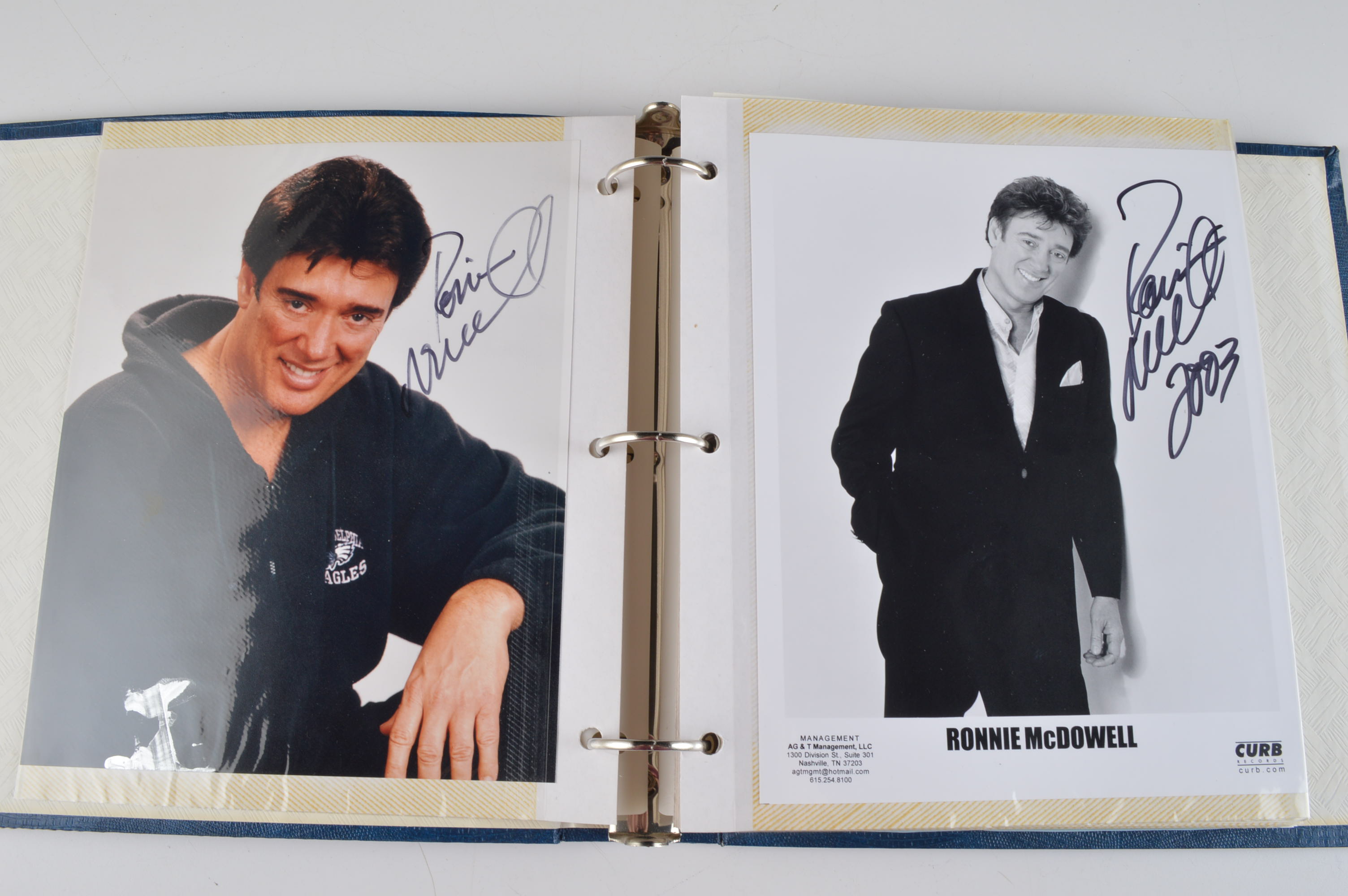 Album of Signed Photographs of Country Music Stars
