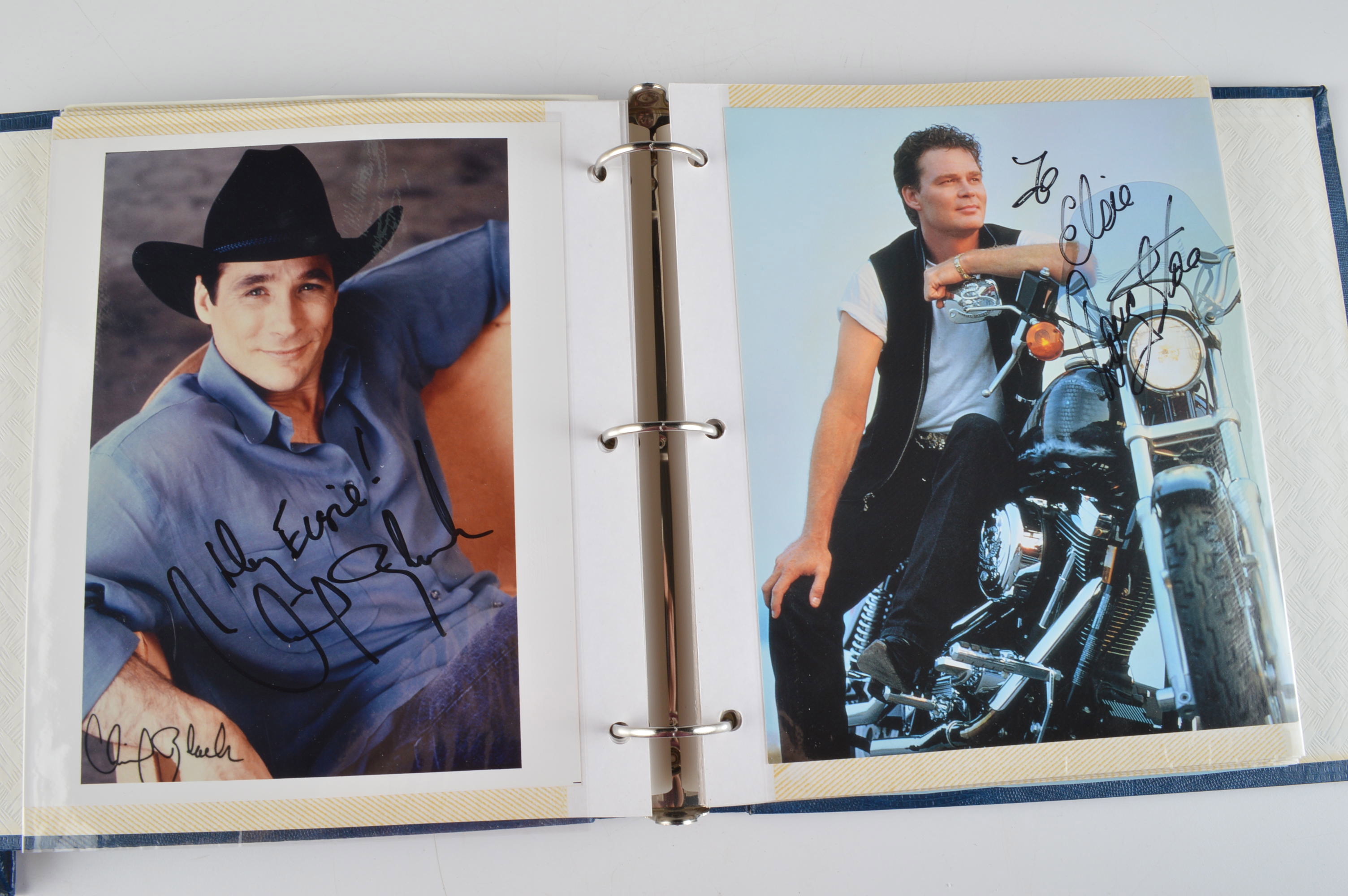 Album of Signed Photographs of Country Music Stars