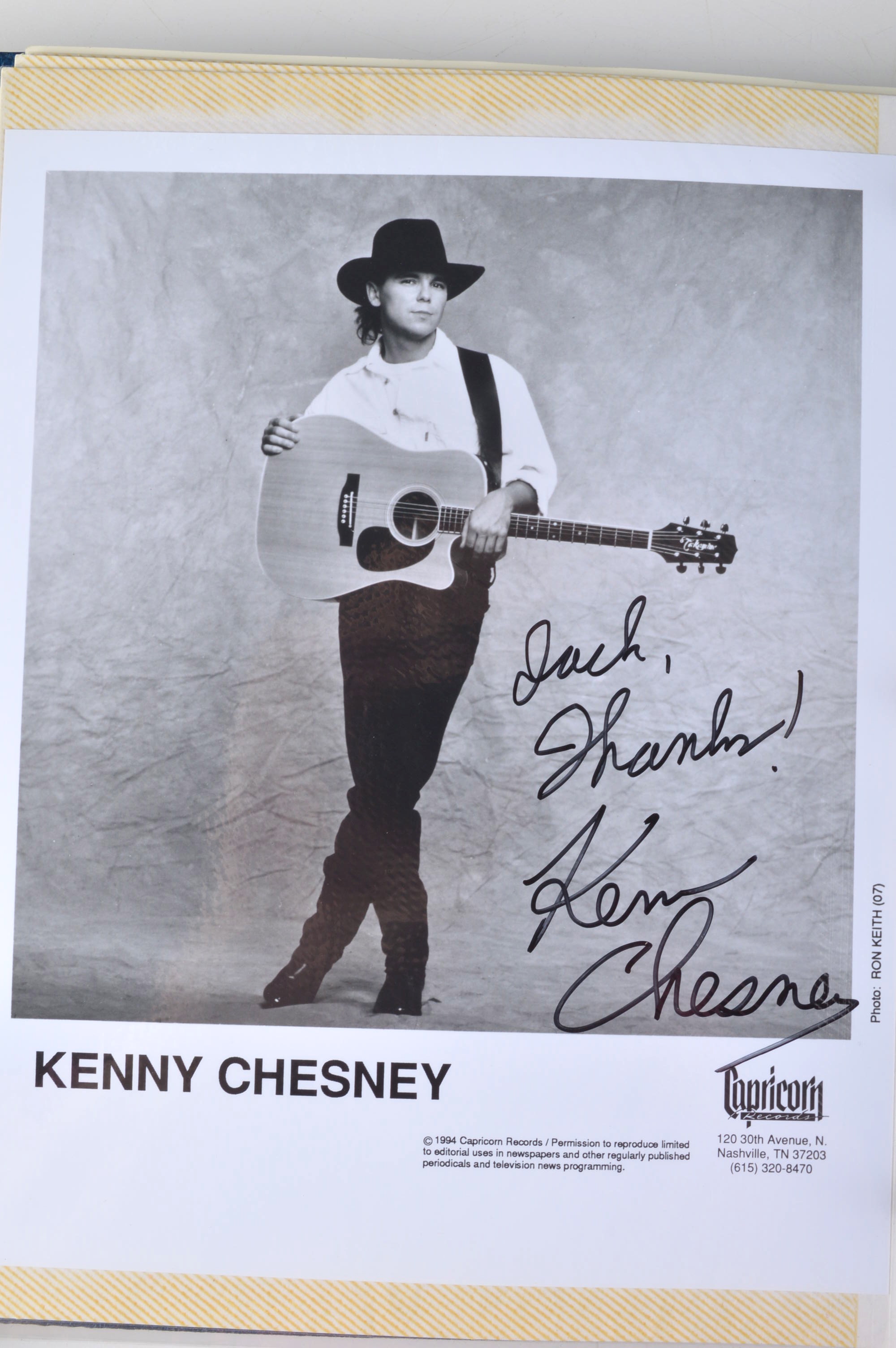 Album of Signed Photographs of Country Music Stars