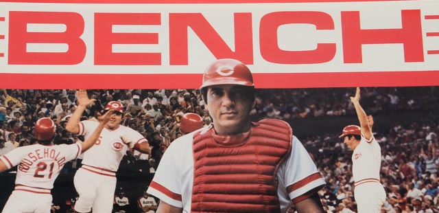 Commemorative Johnny Bench Poster